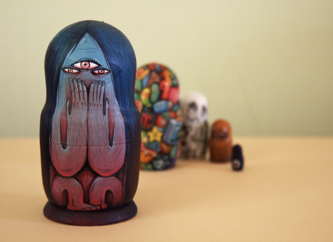 nesting doll art