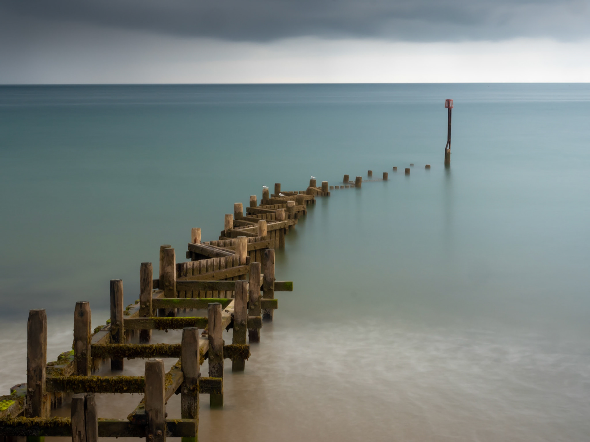 The groynes at Overstrand, 2020