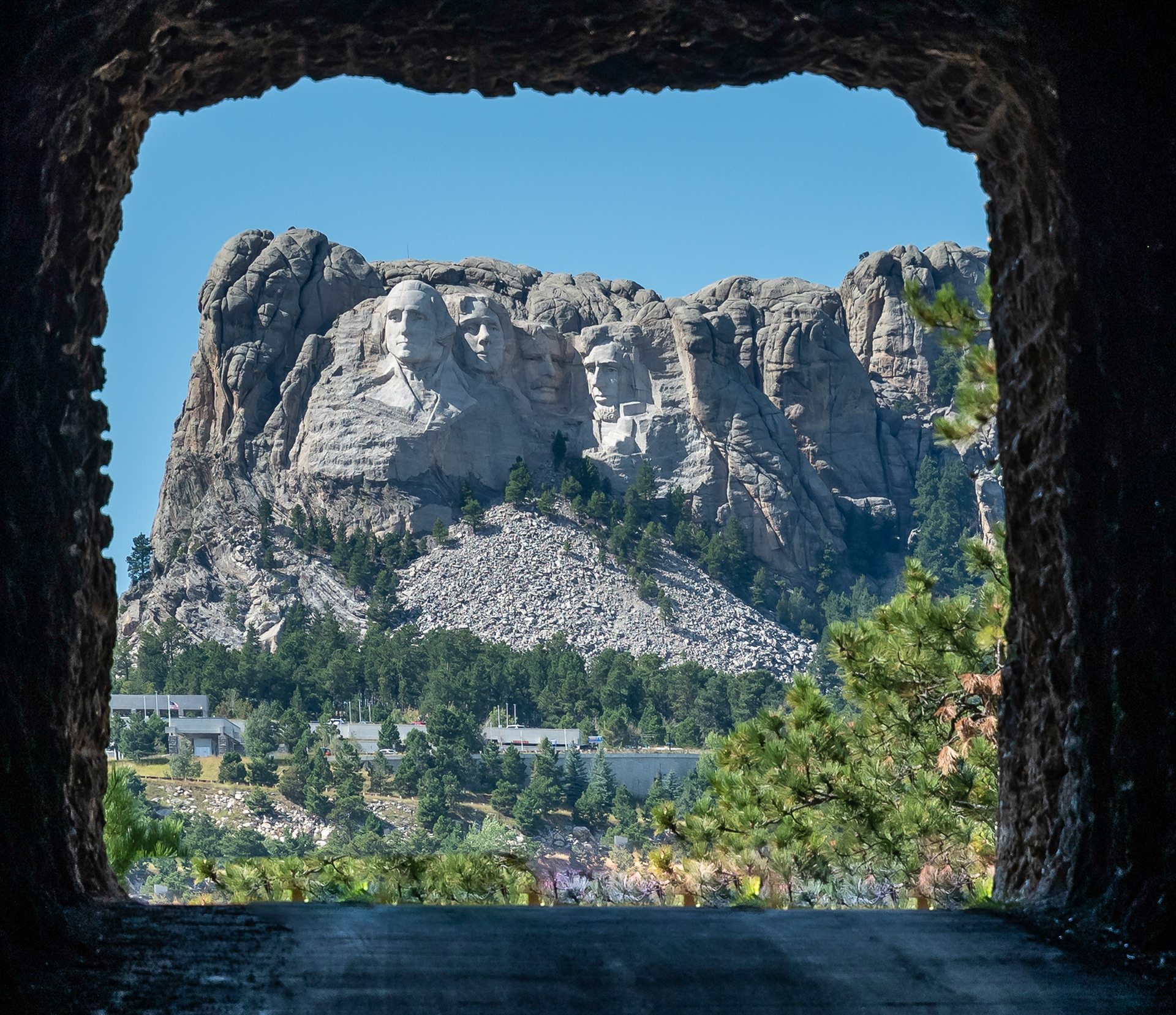 Mount Rushmore tunnels