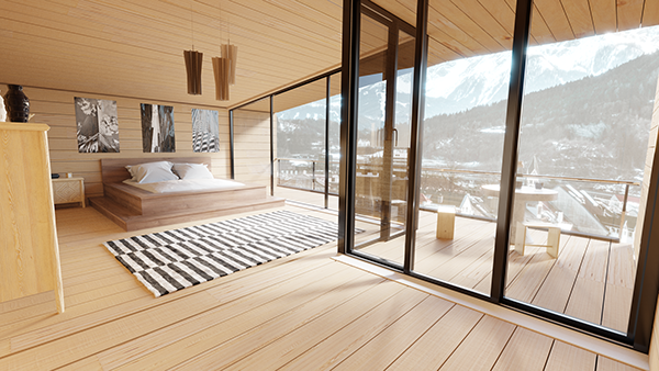 VisualizationAustria-Architektur - Schlafzimmer