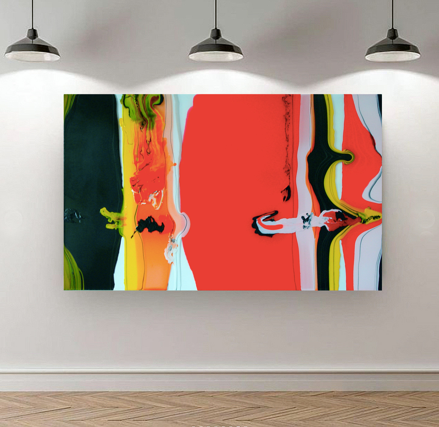 2004 - 125x205cm/49,2’x80,7’ - Polymer on polycarbonate