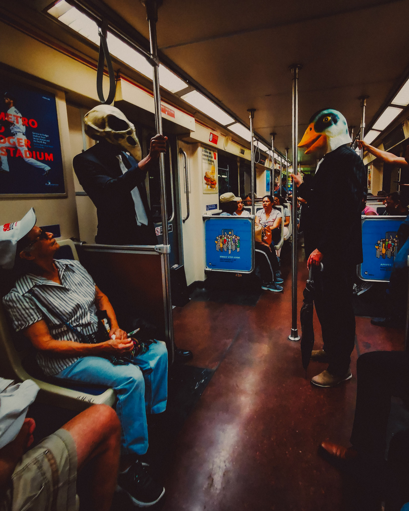 Metro Subway, Los Angeles, California, USA, October 2019, Huawei P30 Pro.