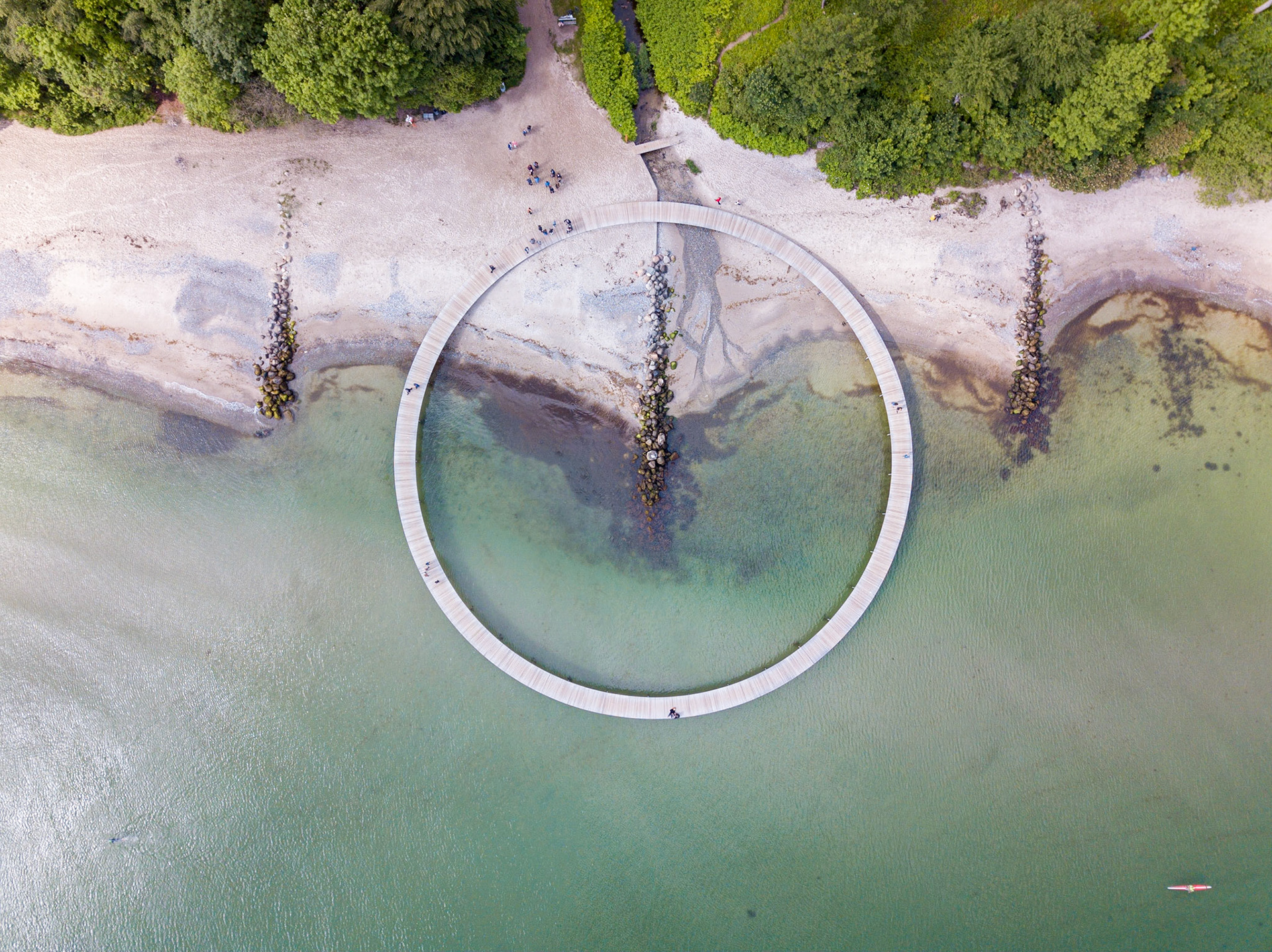 Infinity Bridge in Aarhus, Denmark