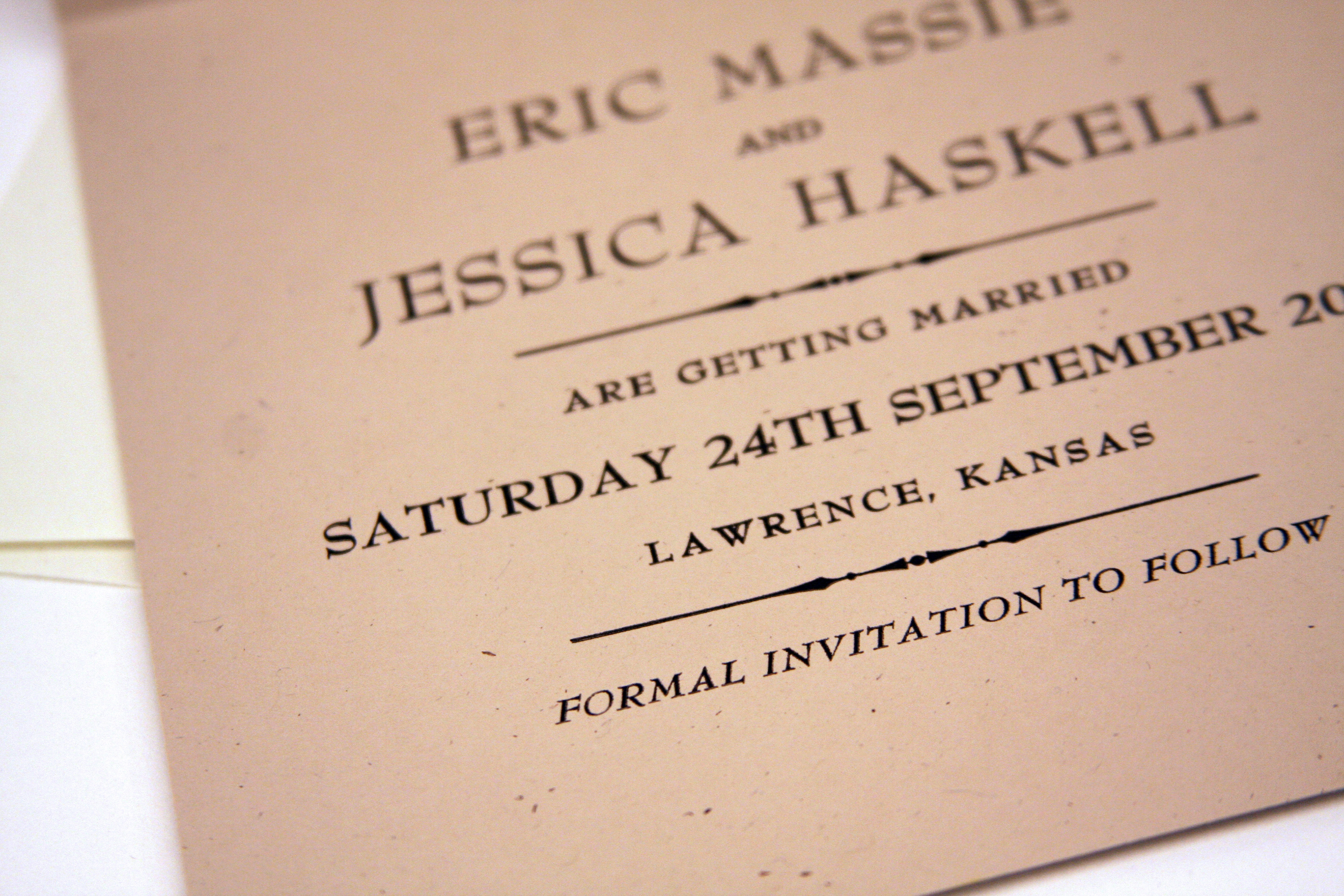 nicollette haskell save the date