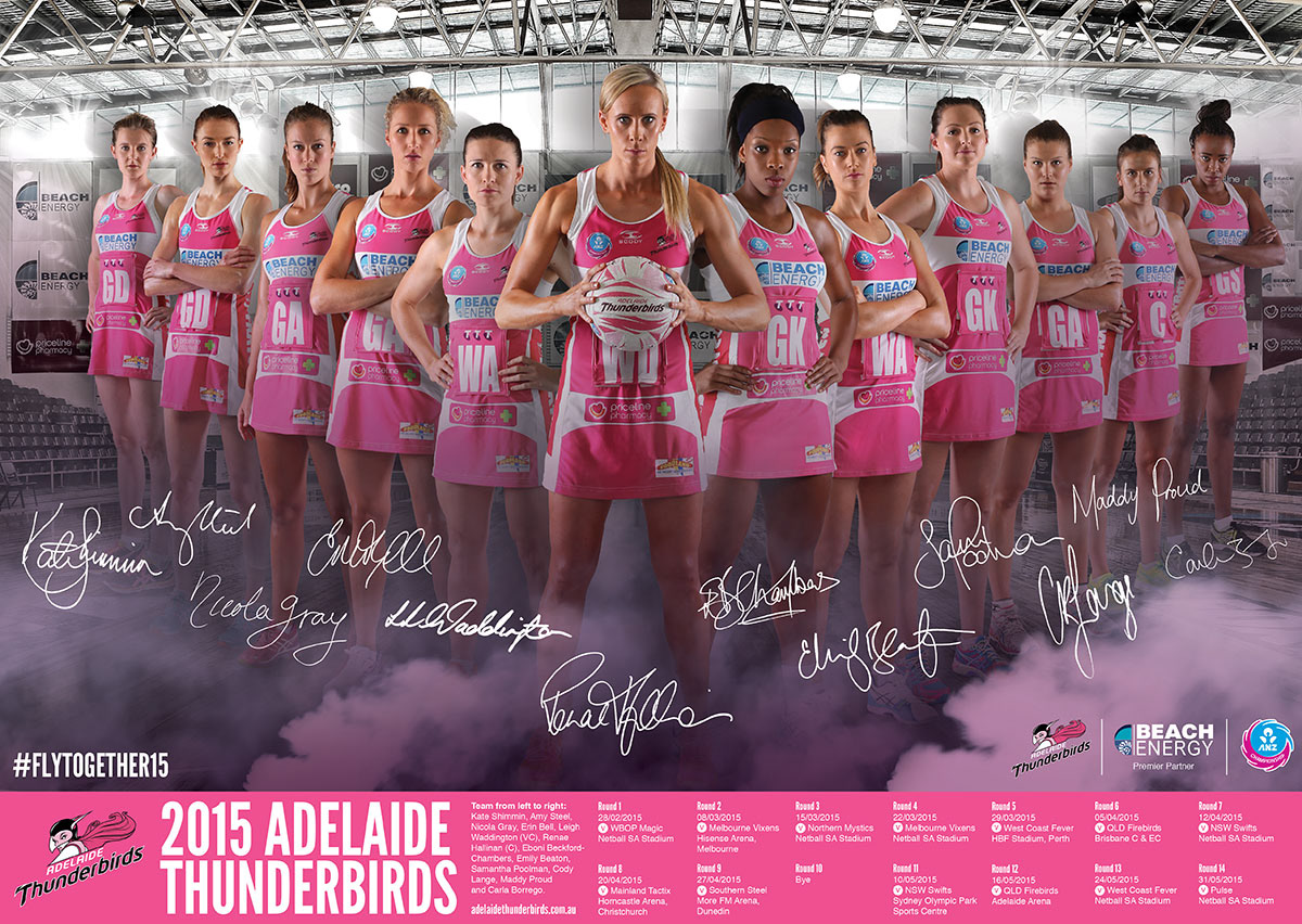 Atosha mccaw adelaide thunderbirds 2015 membership campaign
