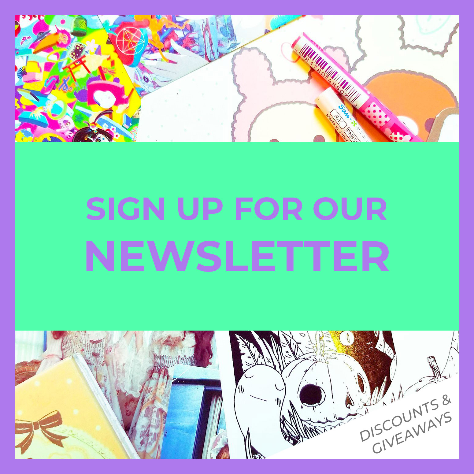 newsletter sign-up instagram post