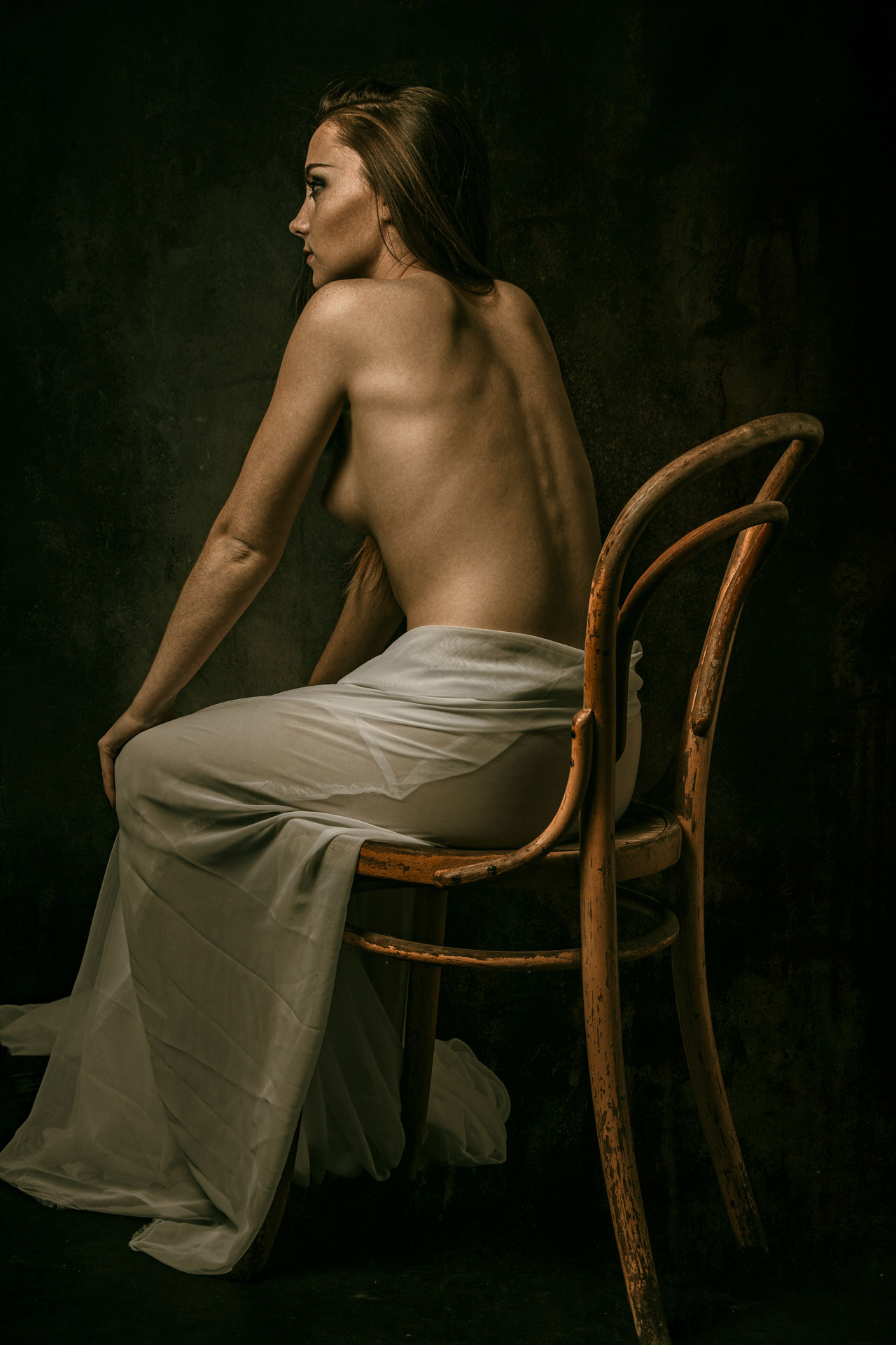 Painted Style Portrait Photo by David Nemesszeghy 2019 © Art Force Studios