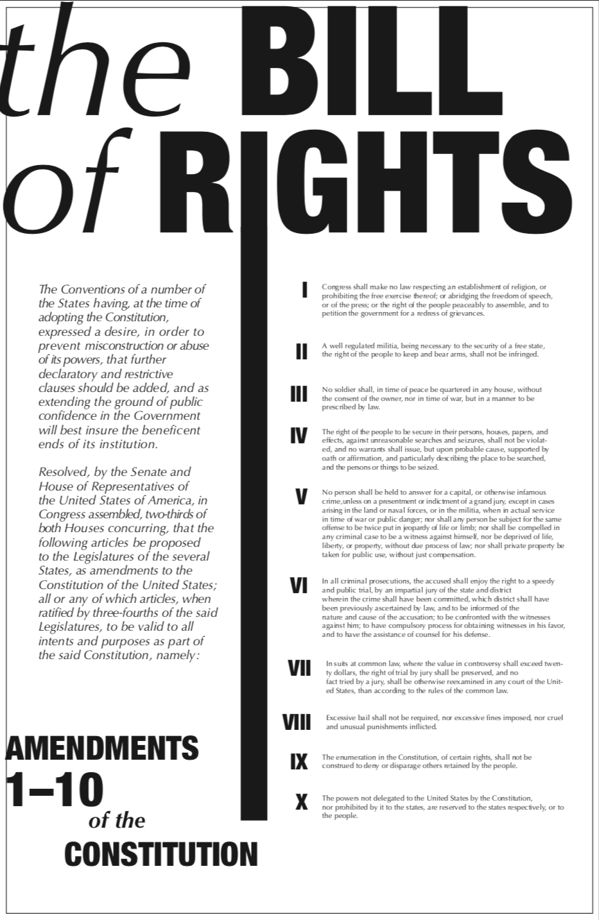 Bill of Rights, 2019