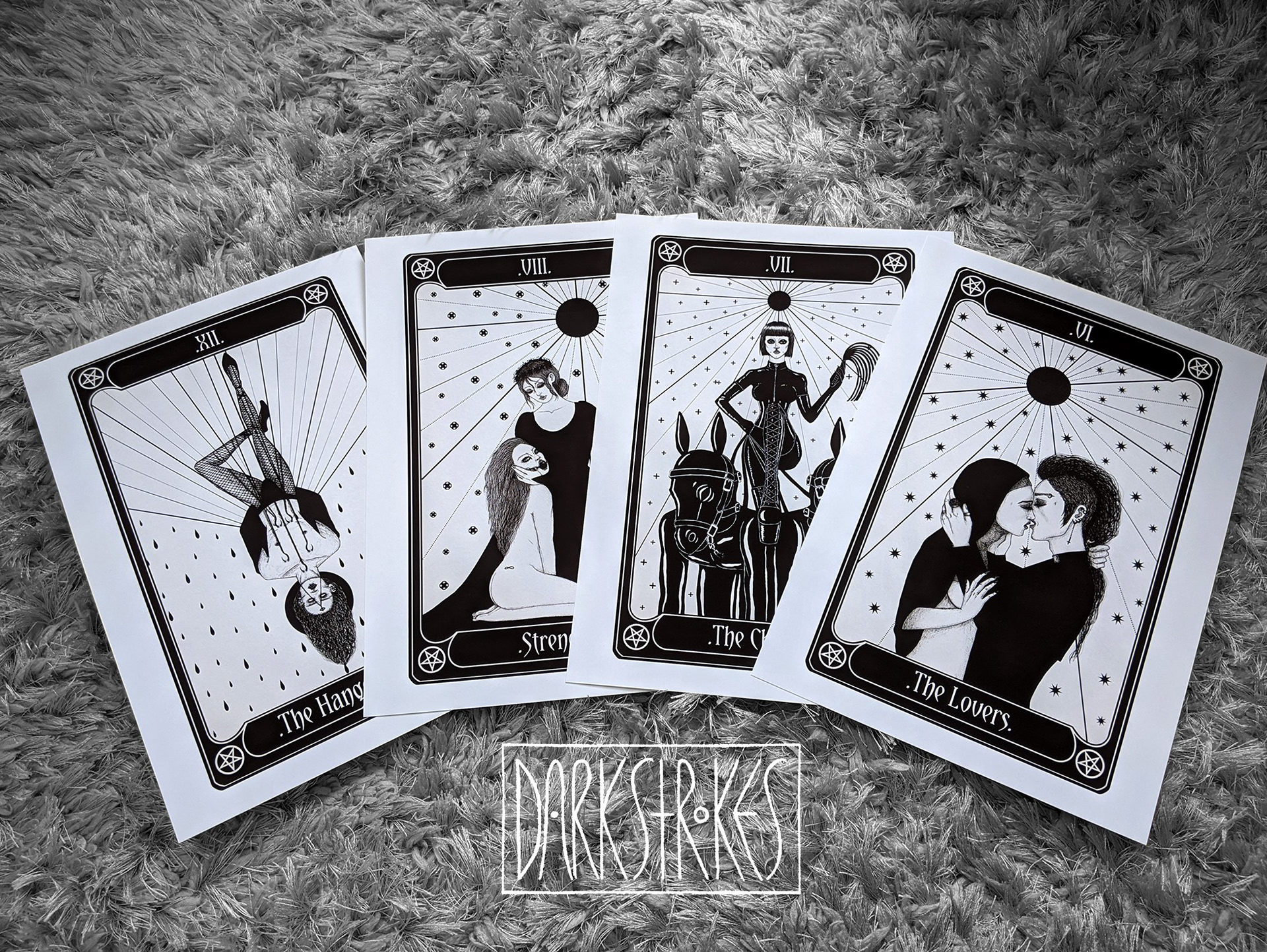 Dark Strokes Art - Alternative Tarot Cards