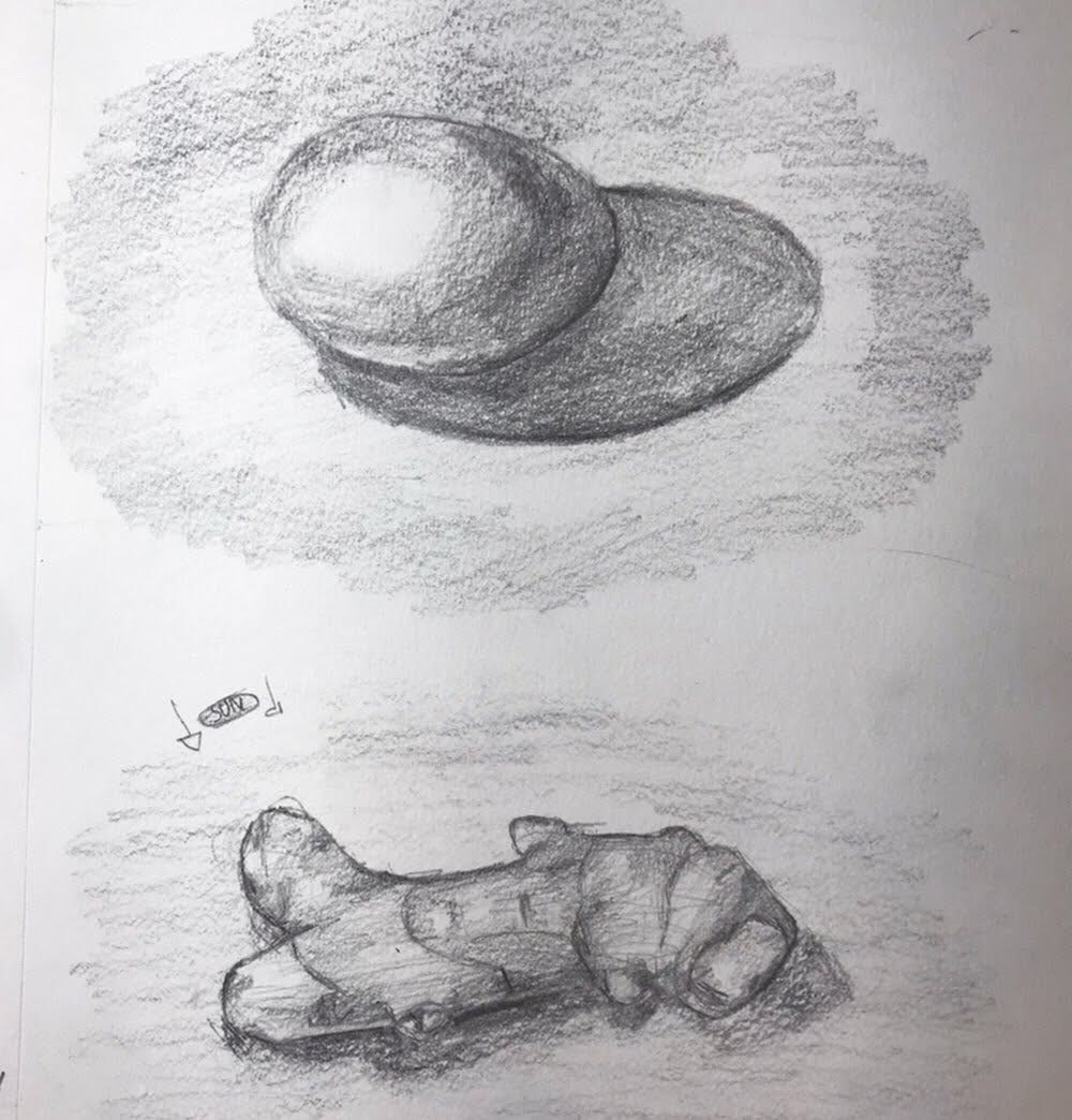 Still Life of Ginger & Egg
