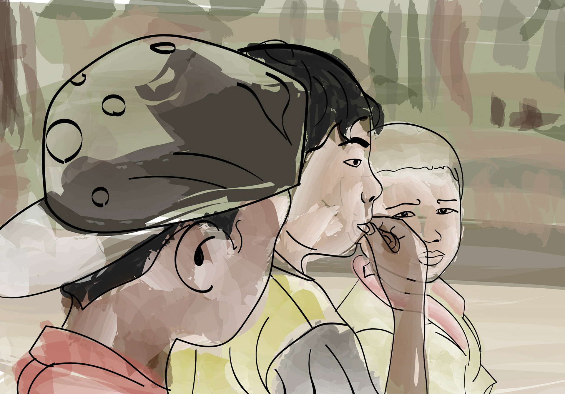 Concept Artwork, animation project for World Vision Canada