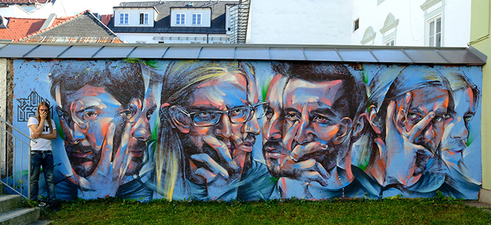 Truly Design Urban Artists Portfolio - STREET PORTRAITS VOL.II _Rems182 /  Mural