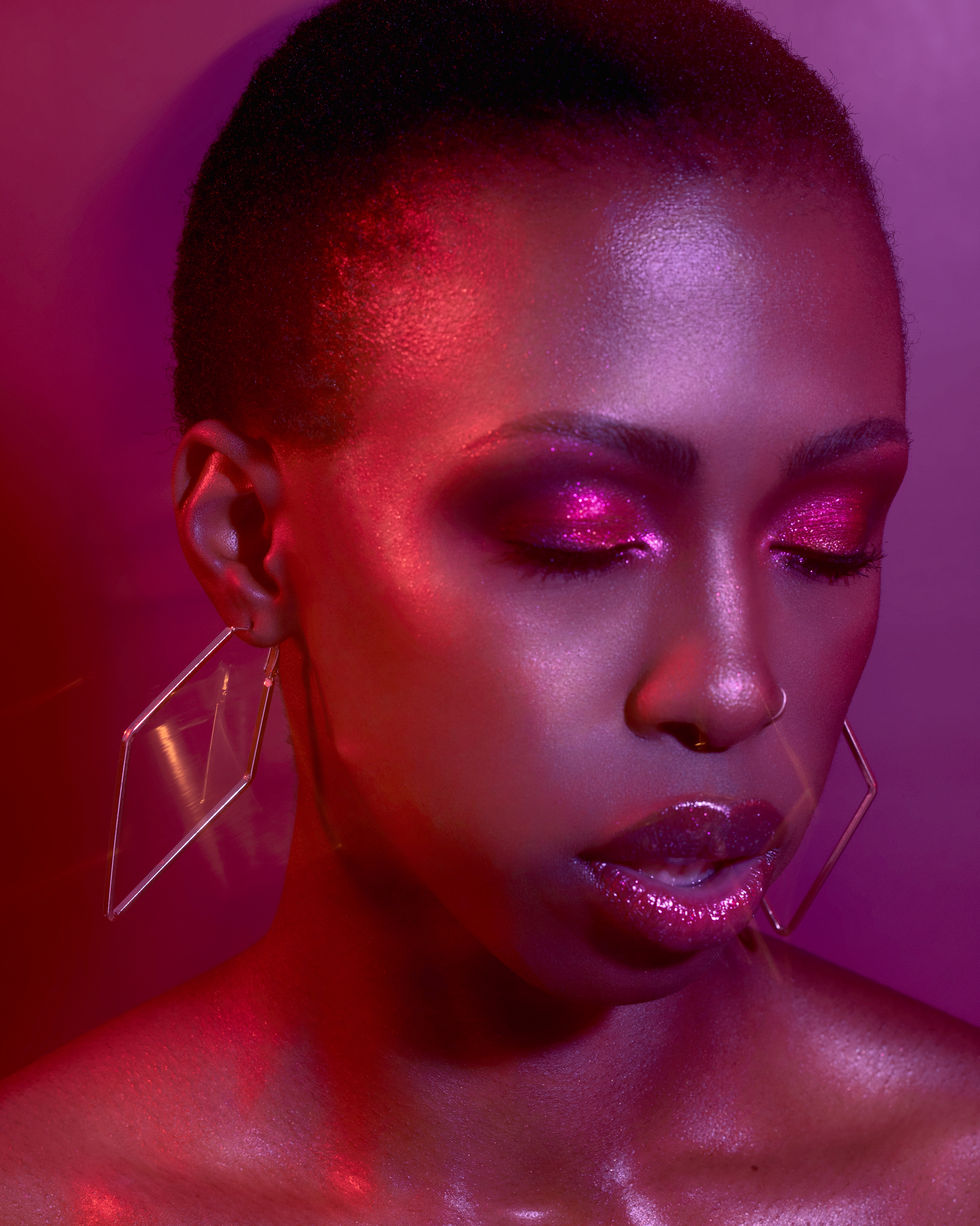 Makeup and Photo: Paulina Tyrala, Model: Priscilla Eguono
