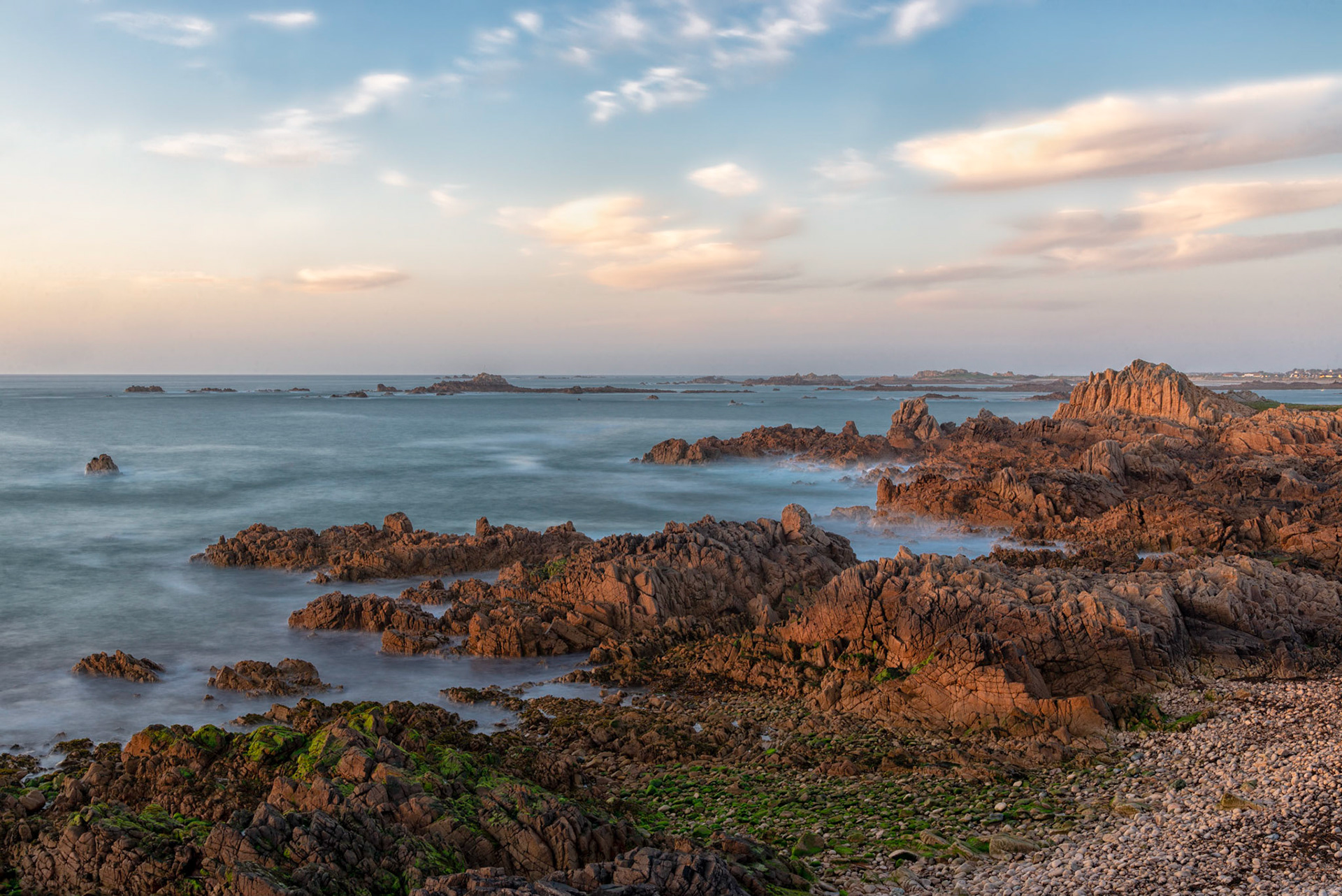 Rocky shoreline