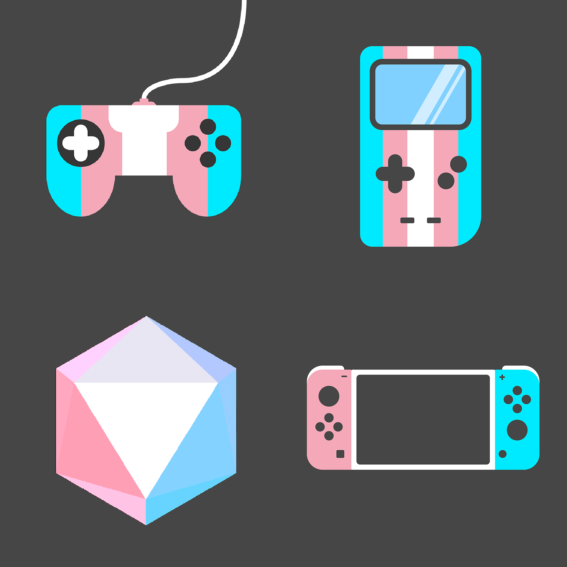 Icon design for Trans Game Dev discord community