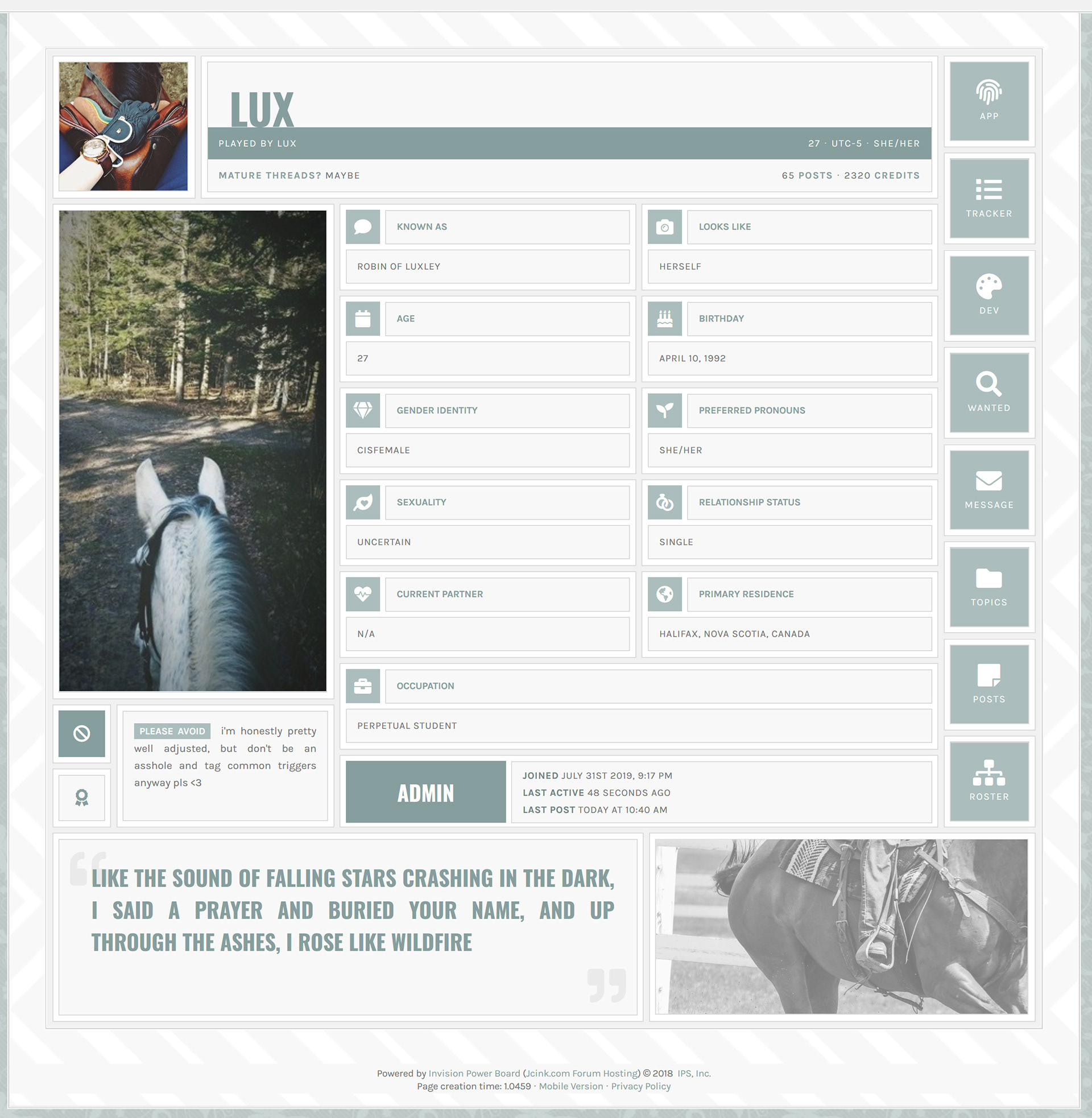 Main Profile