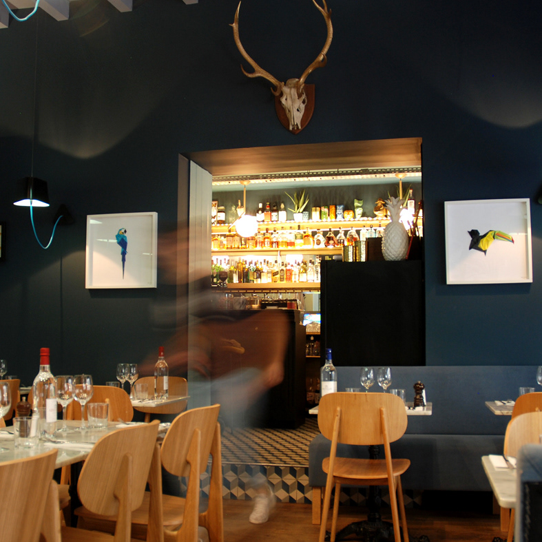 Vue de la salle de restaurant