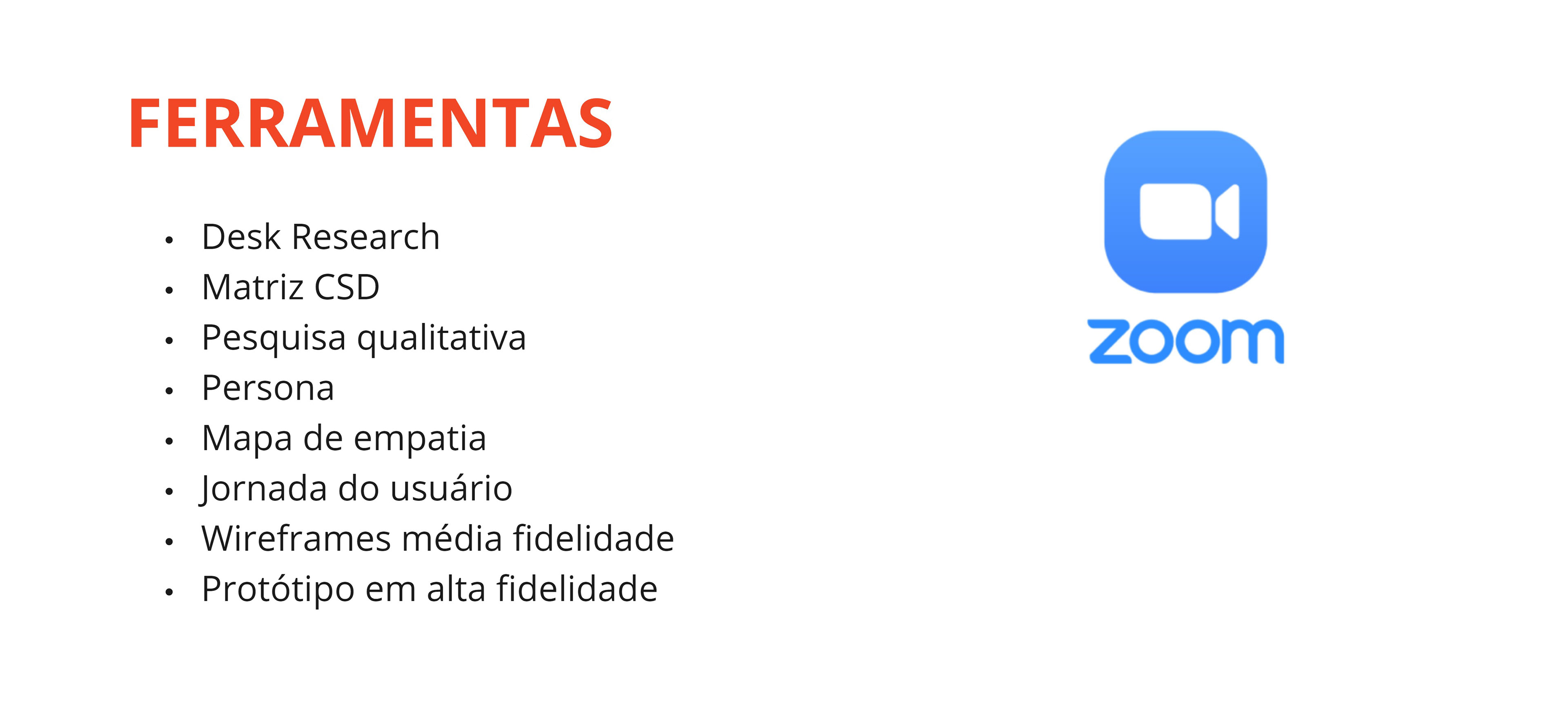 Ferramentas utilizadas