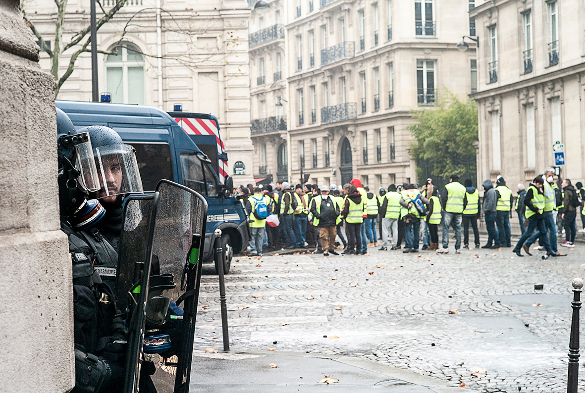 Acte III, Gilets Jaunes, Paris 2018.