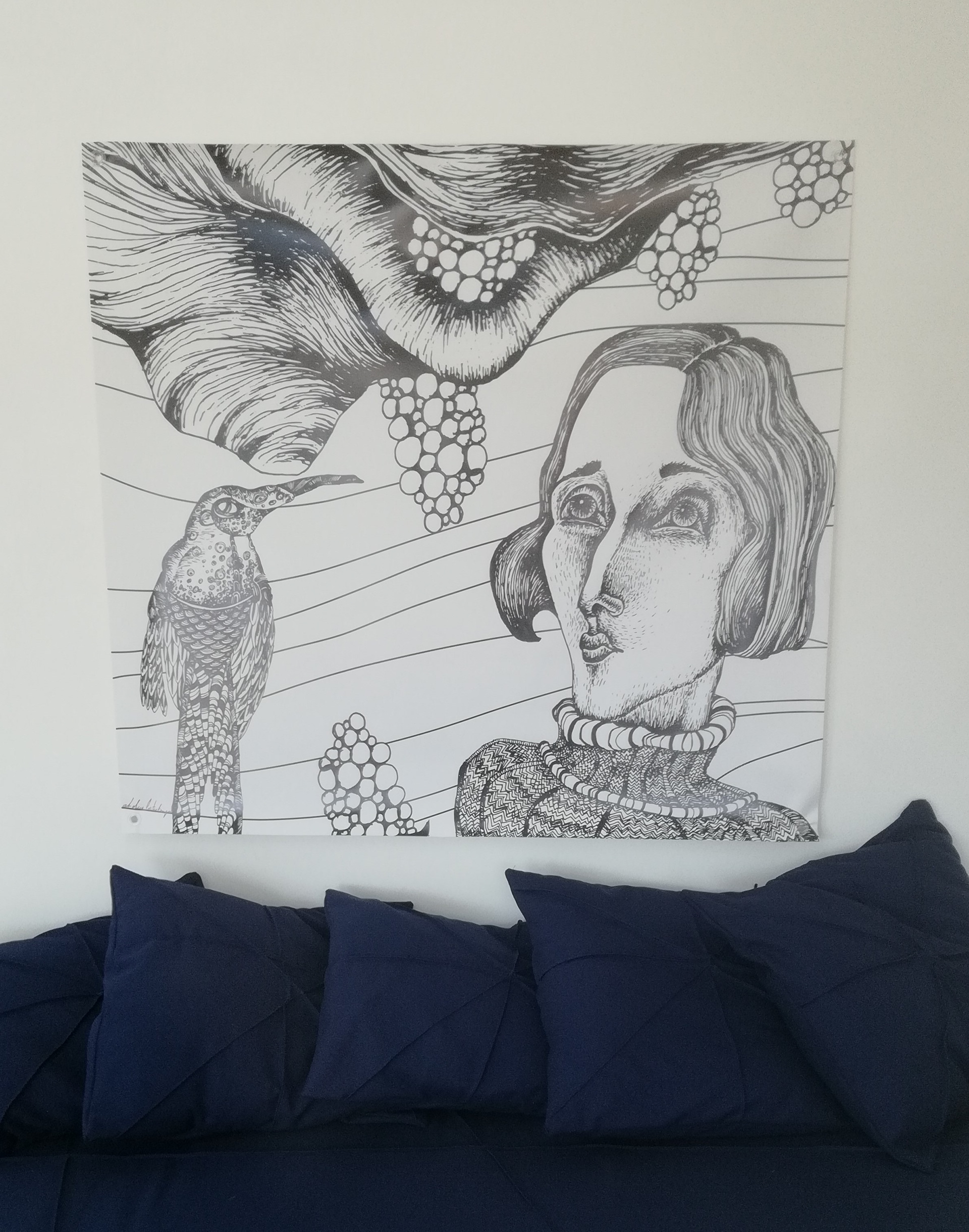 Impression sur toile cirée - 200€