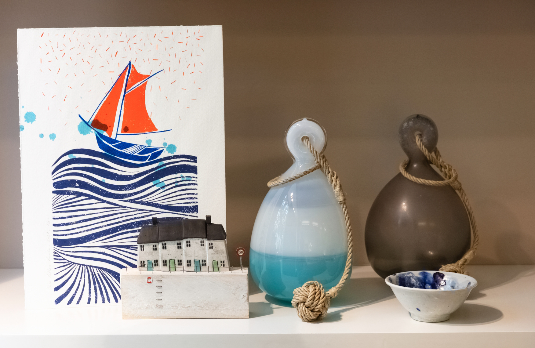Sérigraphie 130€ - Floats Fender en verre soufflé - 350€ et 550€