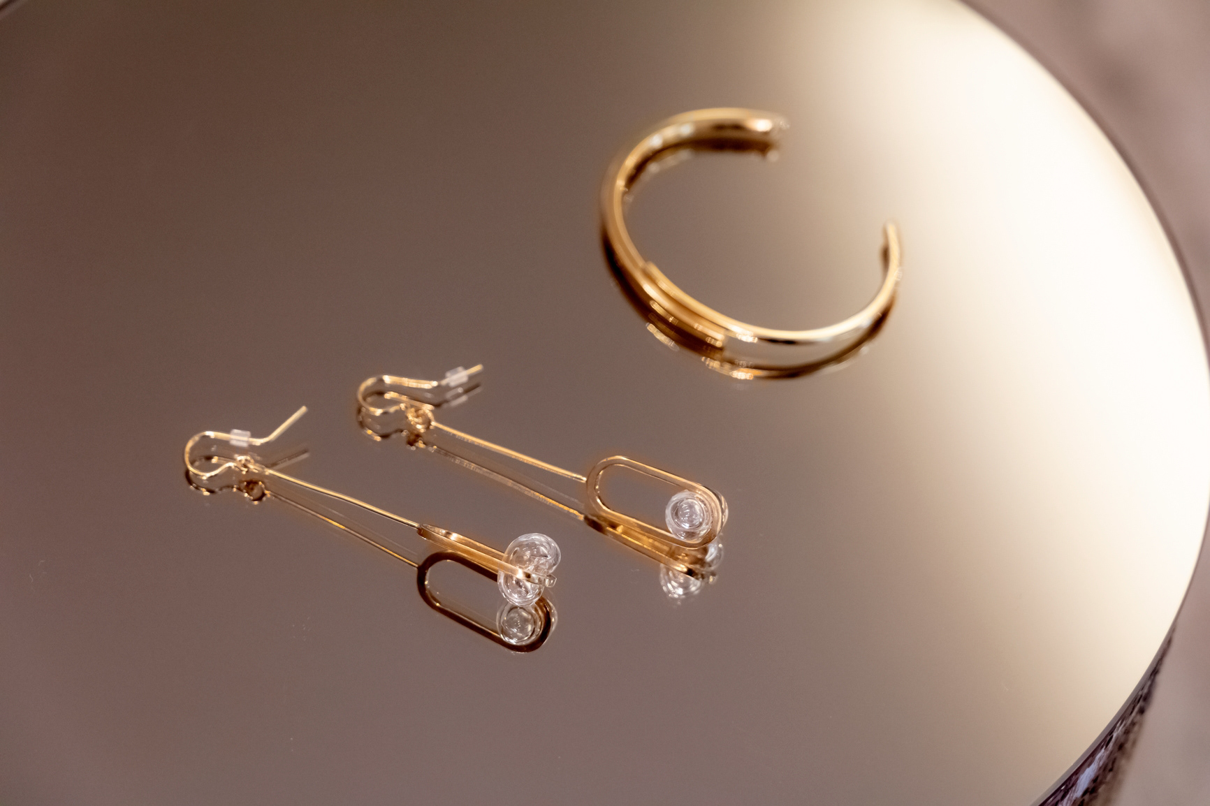 Bo Accord 2 en vermeil et verre 195€ - Bracelet Berry argent plaqué or 175€
