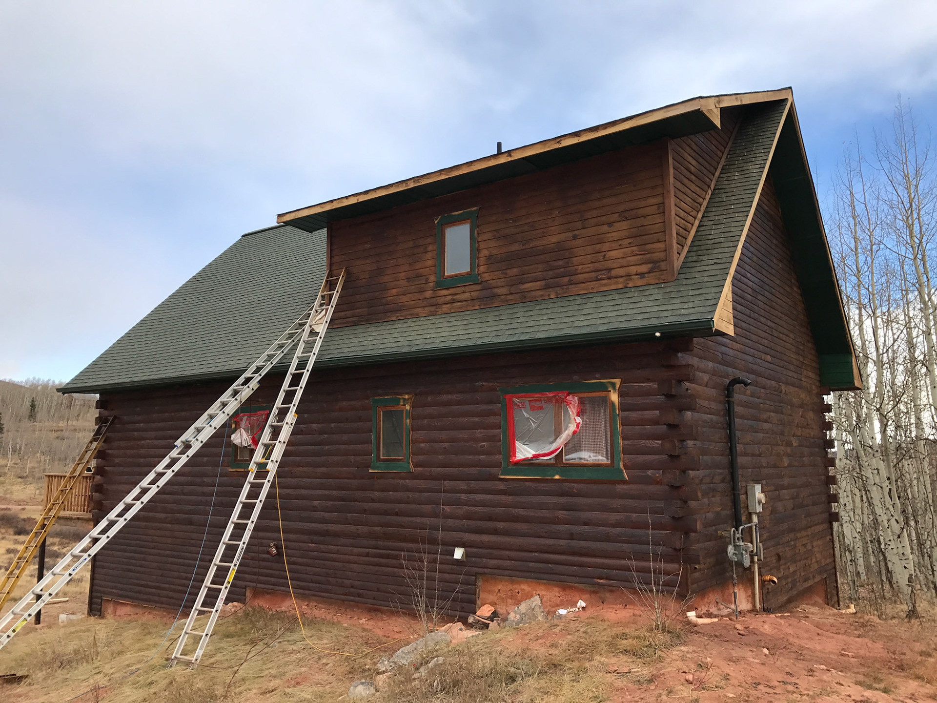Log Home Restoration Colorado Mountain Log Home Colorado