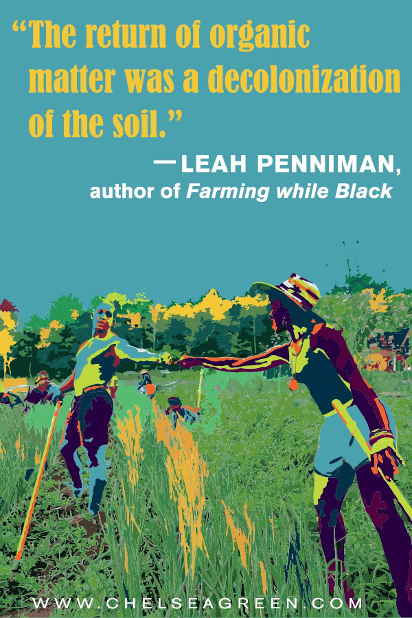 Pinterest Book Quote "Farming while Black" (Chelsea Green Publishing)