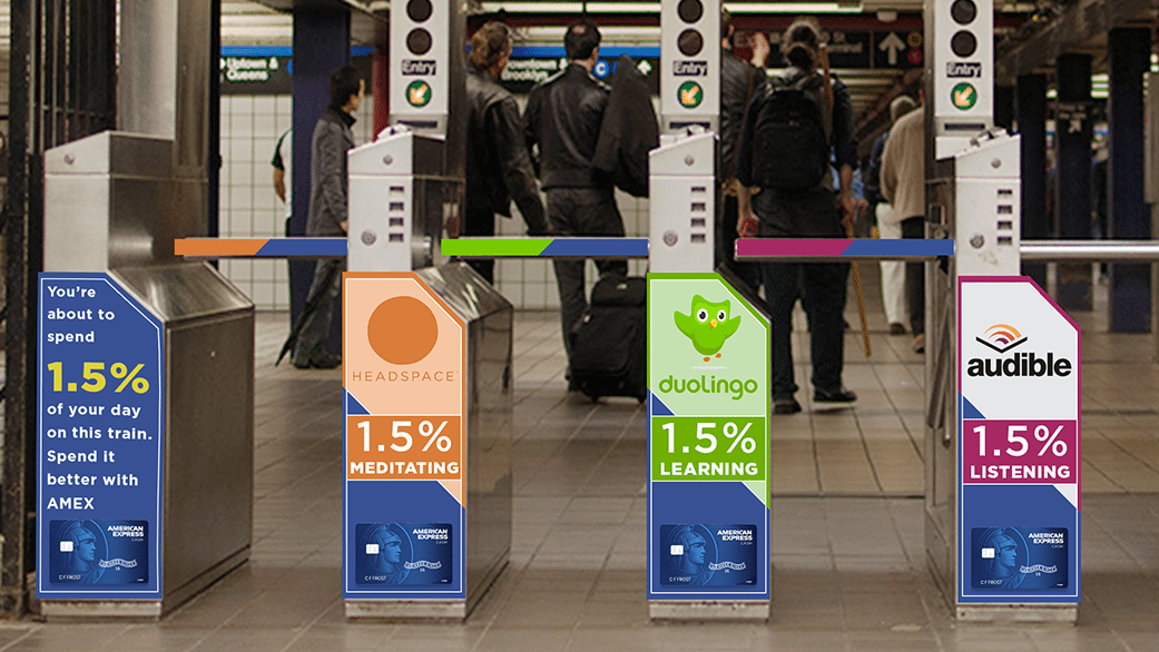 Download Dylan Ferrara Amex Nyc Subway Takeover Ad Mockup Concept