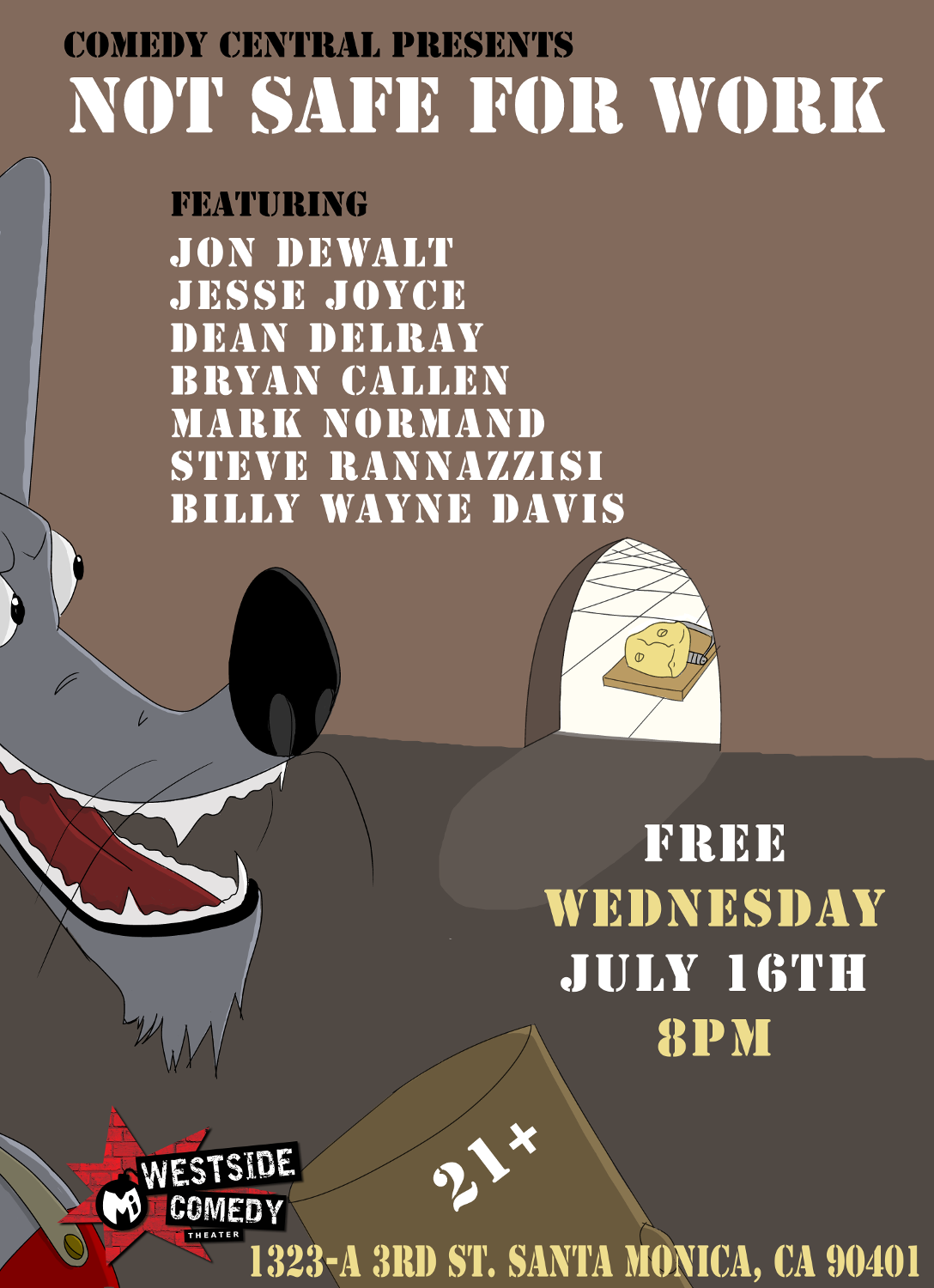 WCT Comedy Central Poster