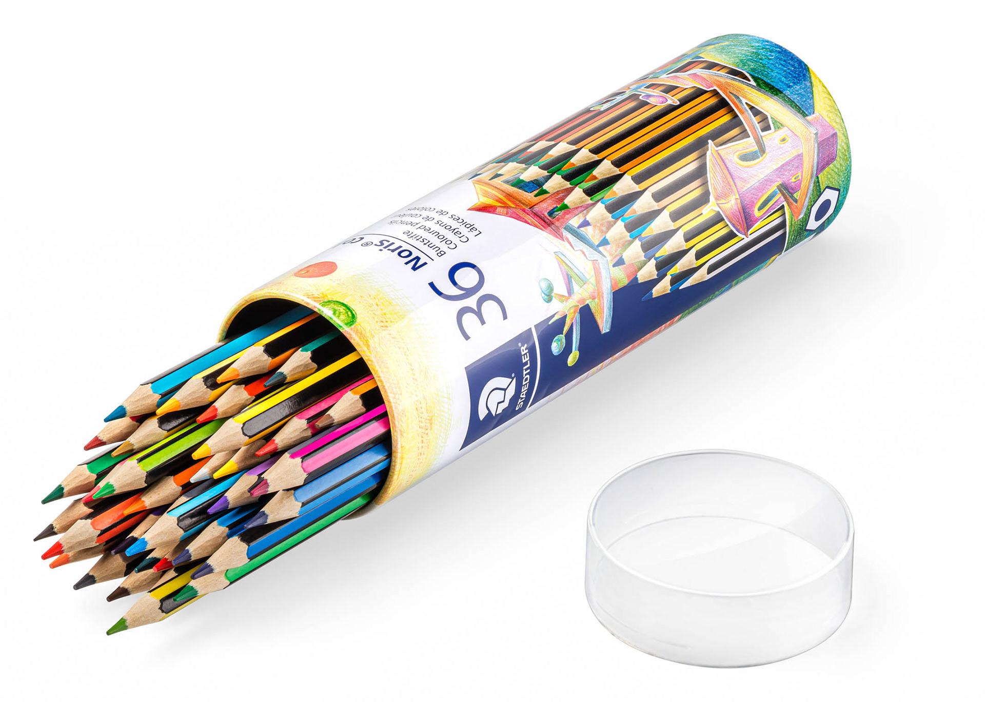 Noris® colour 185 Buntstift Metallrunddose