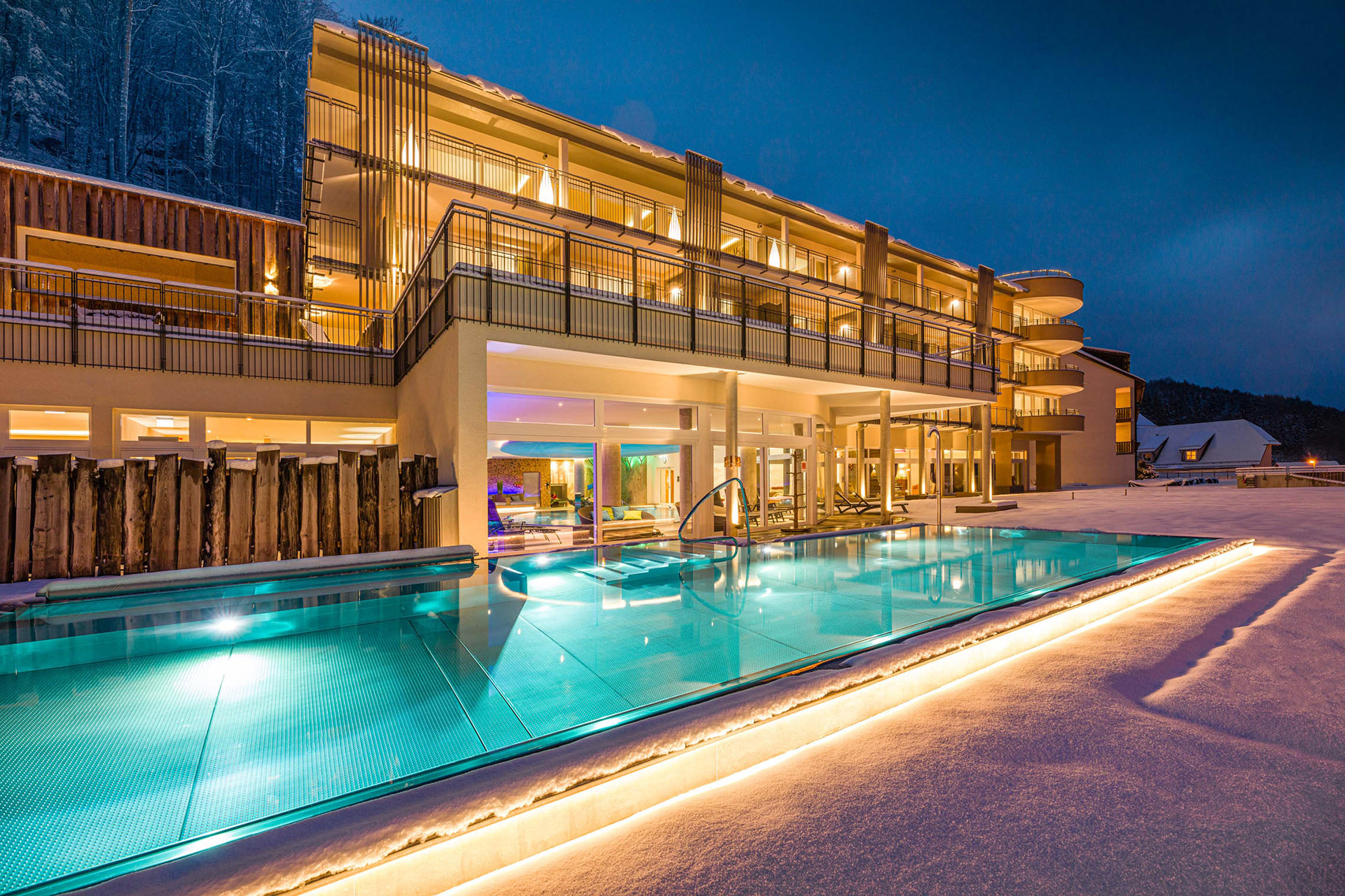 Infinitypool, Landhotel Sponsel-Regus, Winter 2021