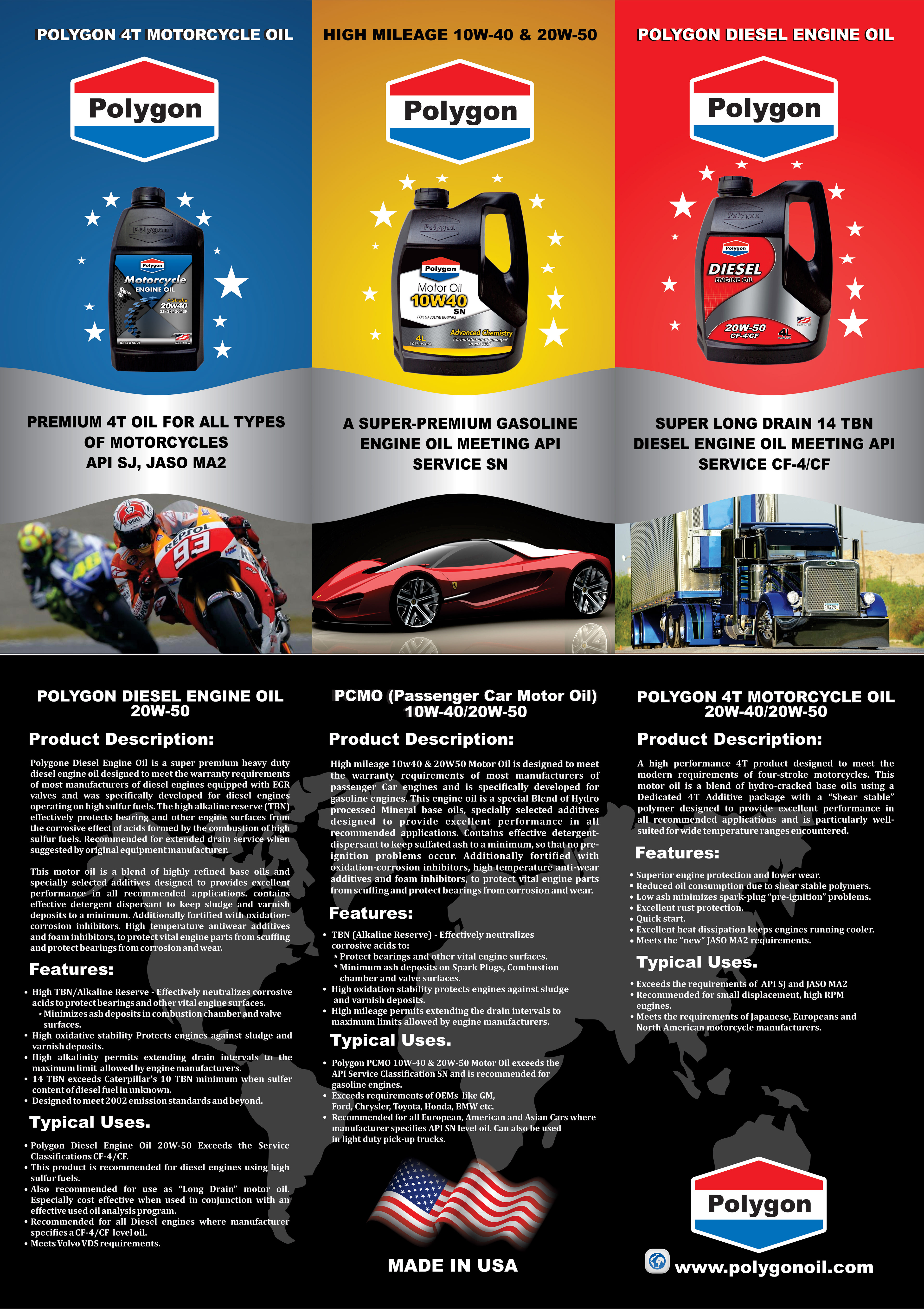 Sheraz Mehmood American MotorOil Brochure