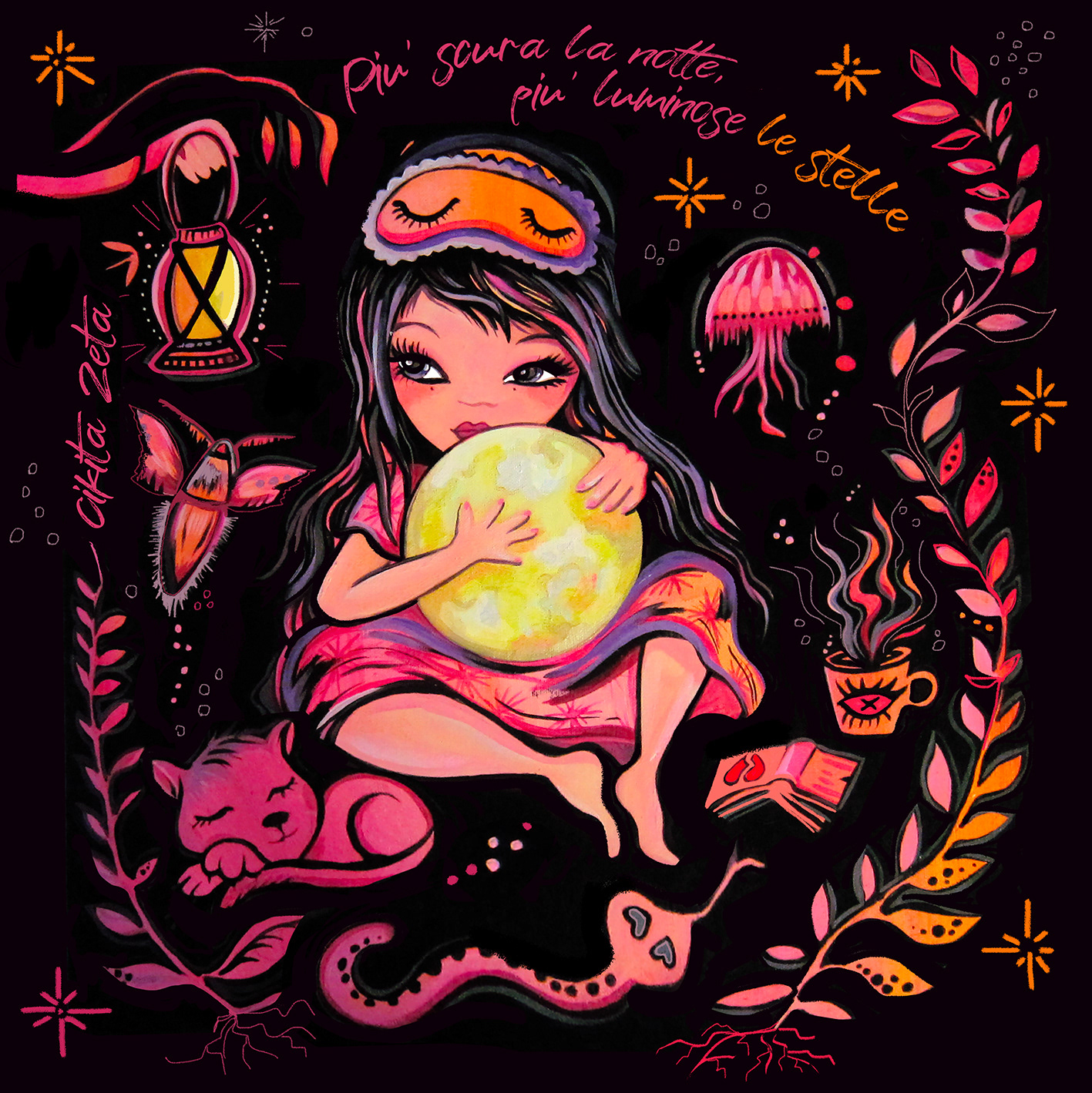 cikita zeta, "LA NOTTE," 2017 (@kinky.pinky.zeta)