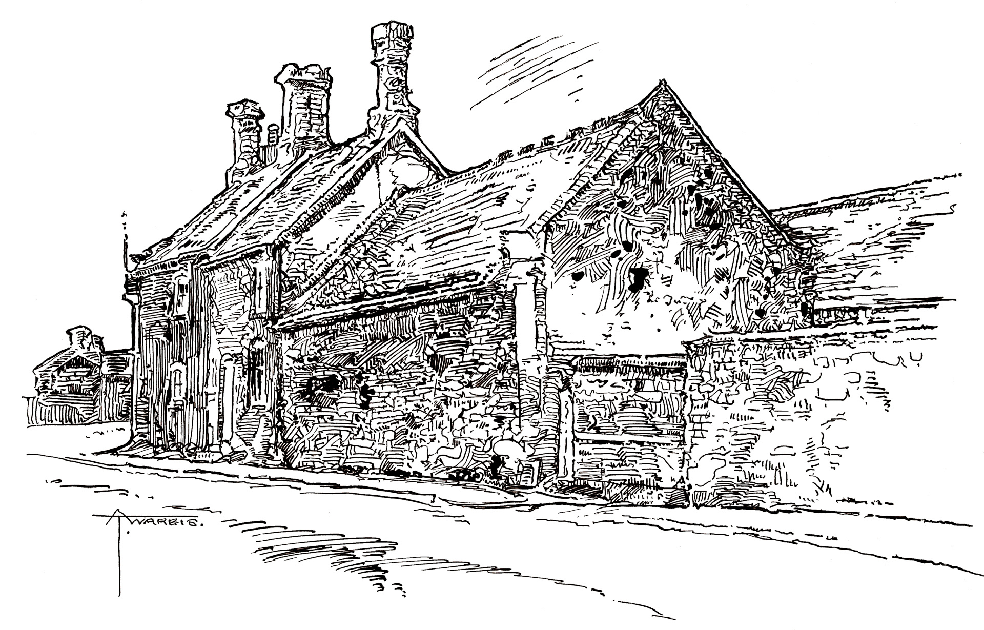 Buildings in Rearsby