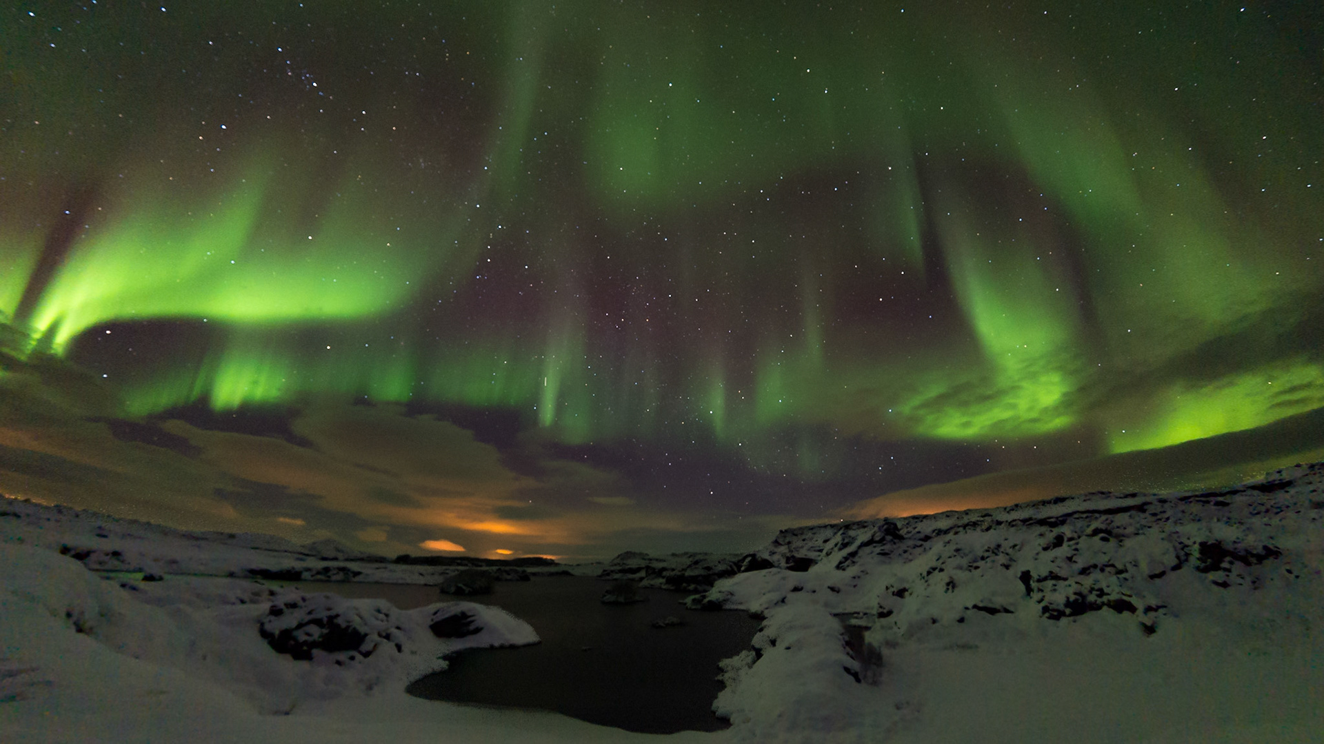 Nordlicht auf Island