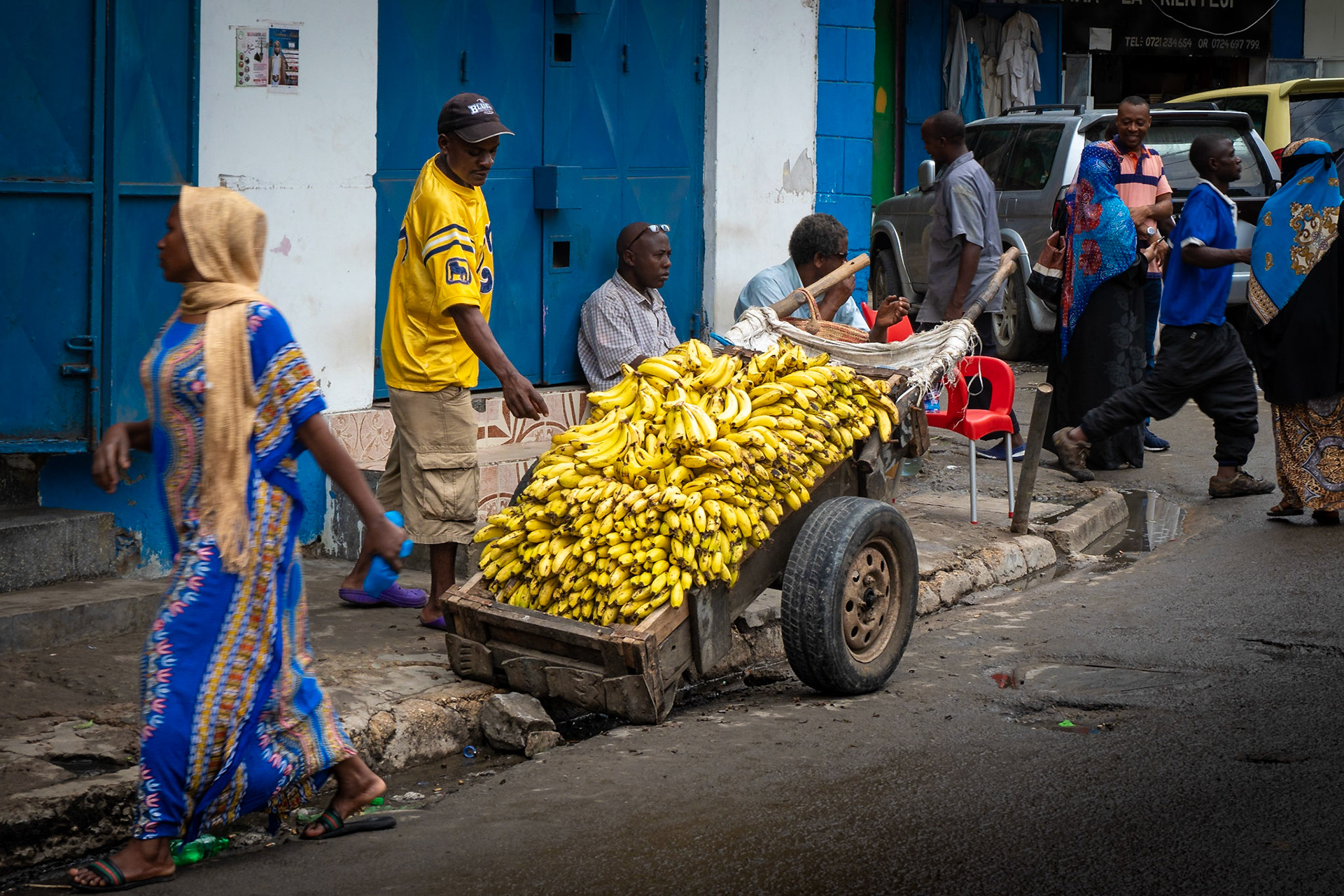 Straßenmarkt Mombasa