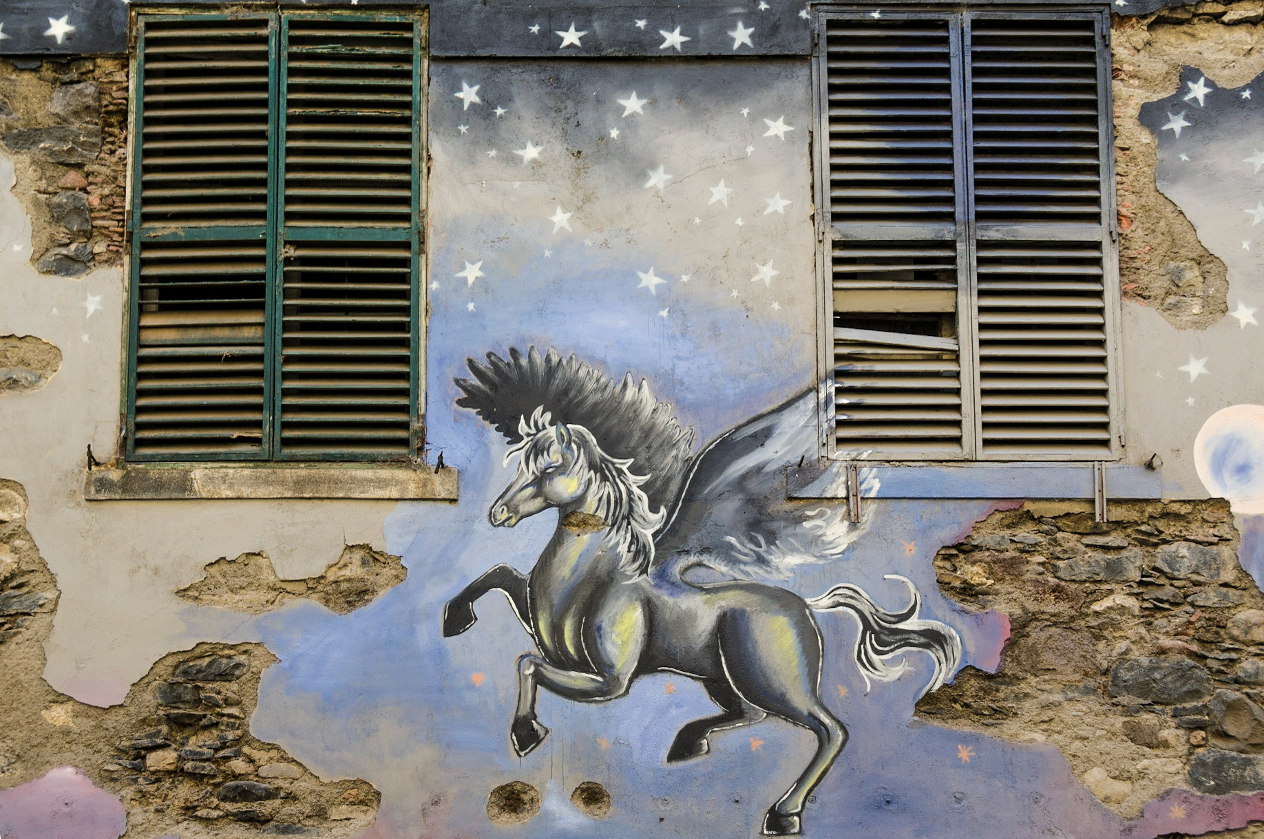 Graffitikunst in den Gassen von Funchal