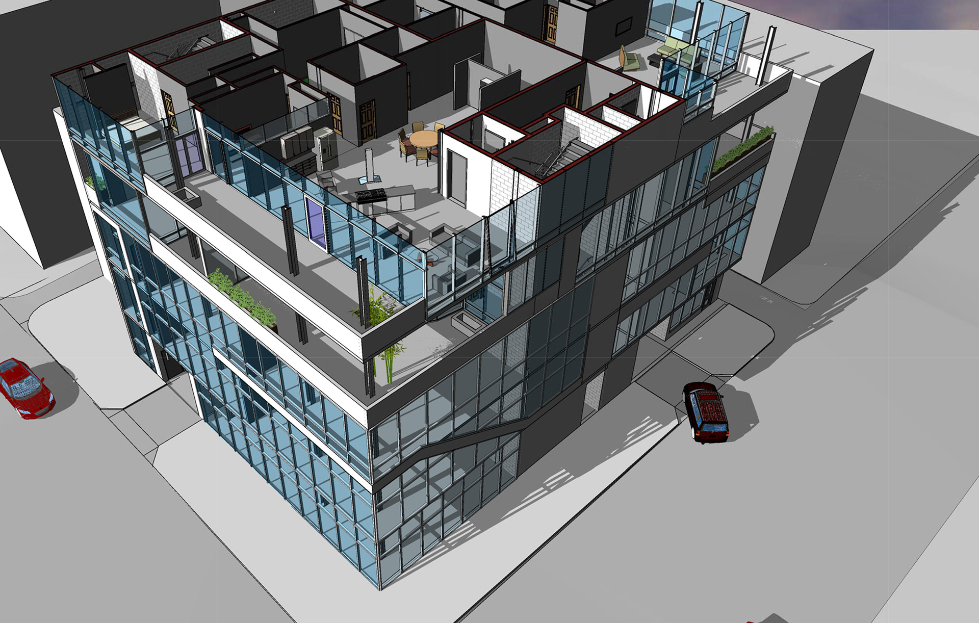 Section Perspective | Residential Units