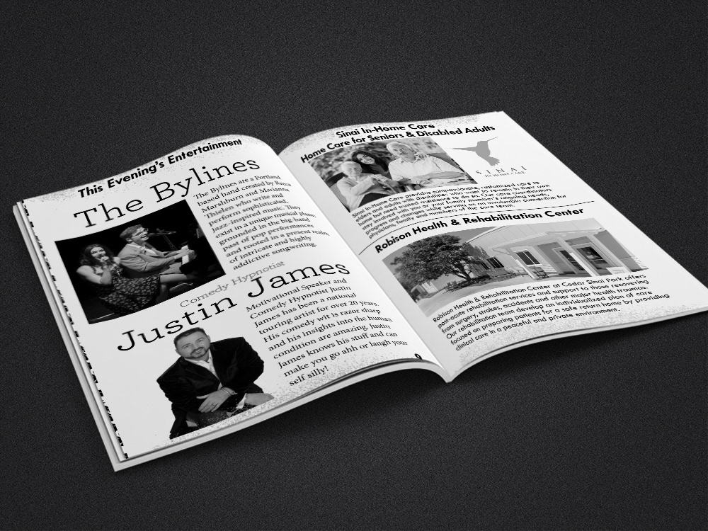 Homecoming Gala Program - Interior Layout