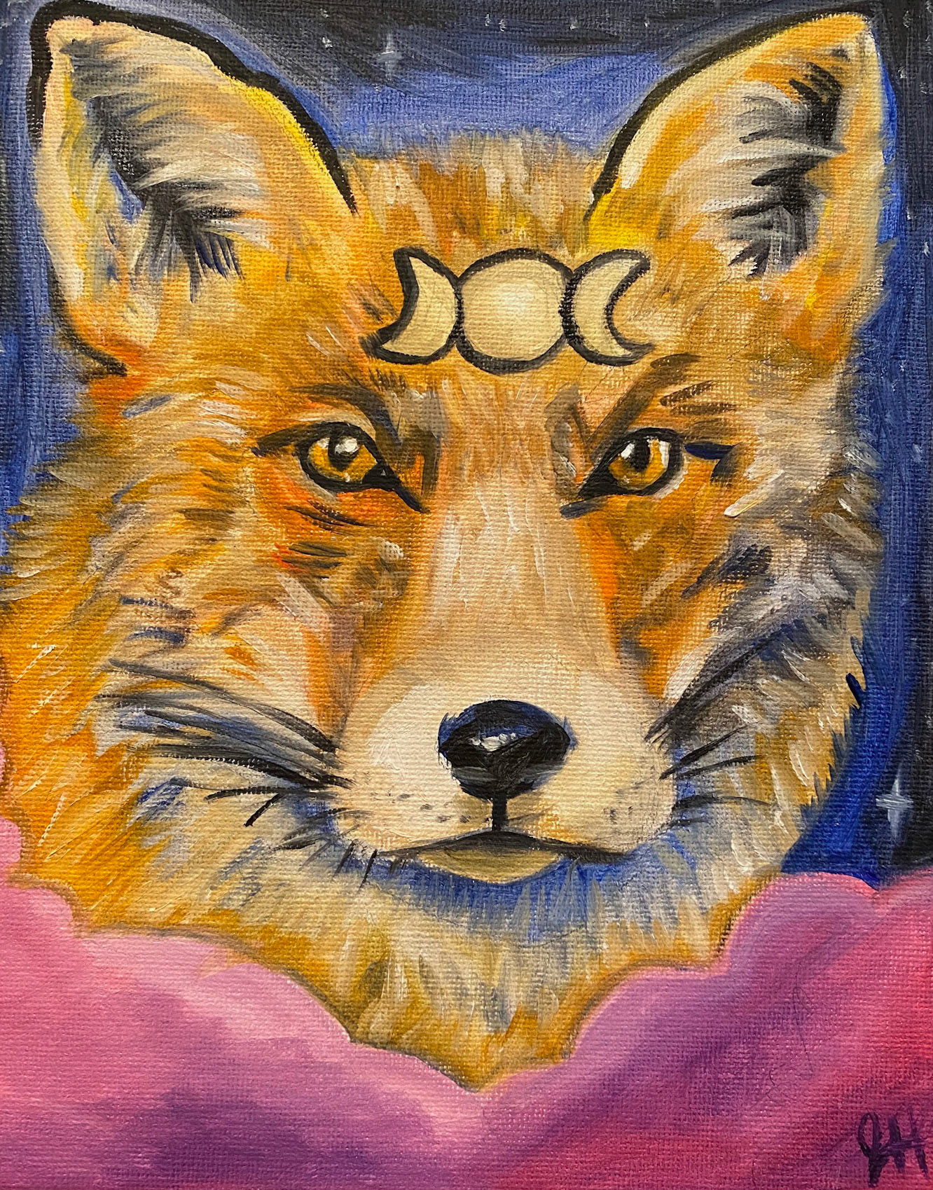 8 x 10 oil paint on canvas