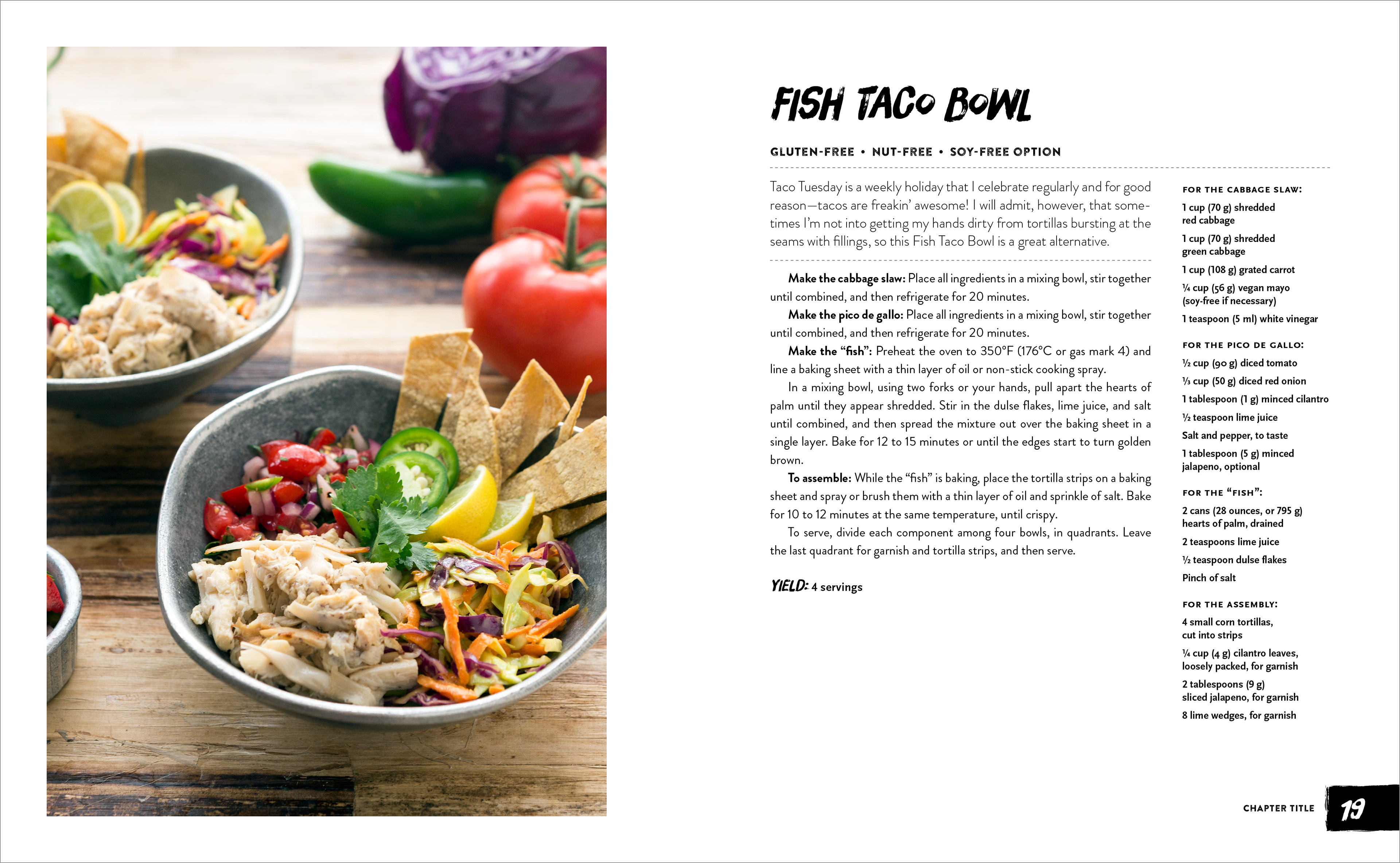 recipe layout