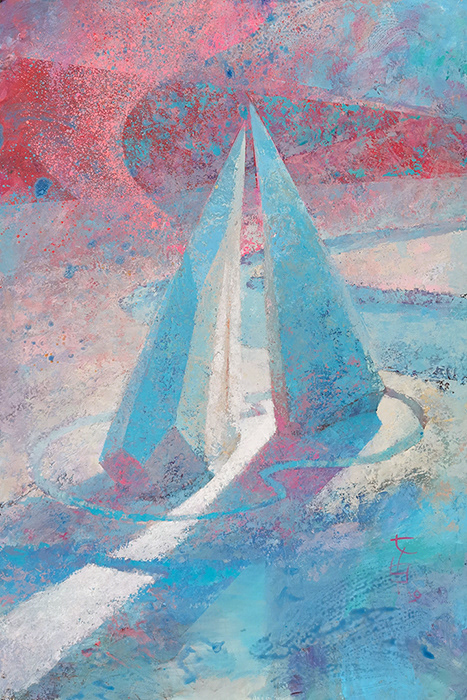 Portal 80x120 cm, acrylics on board, 2020