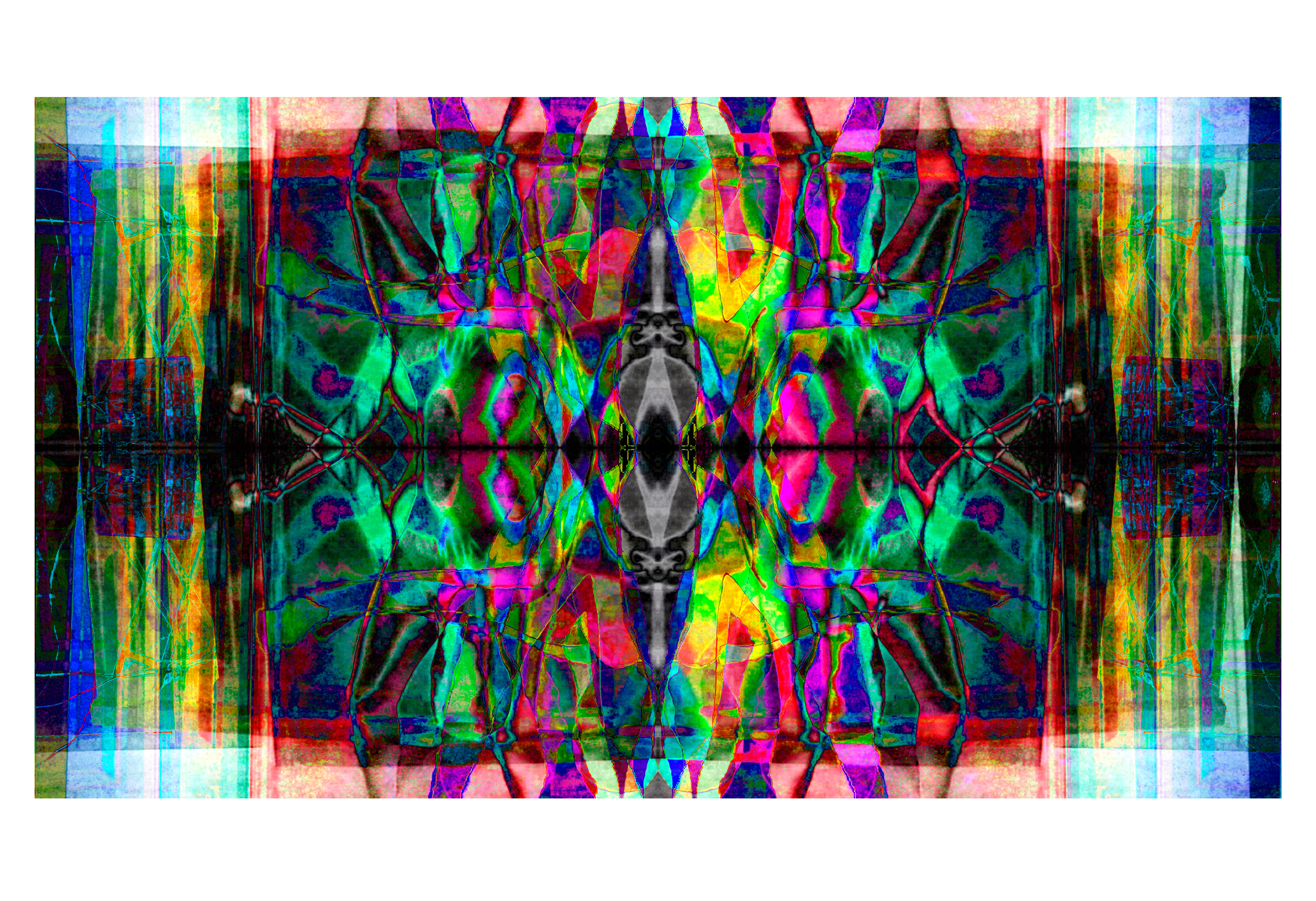 Meta-Humanoid Consciousness Implementation System. 13 x 19. Inkjet on Paper. 2020.