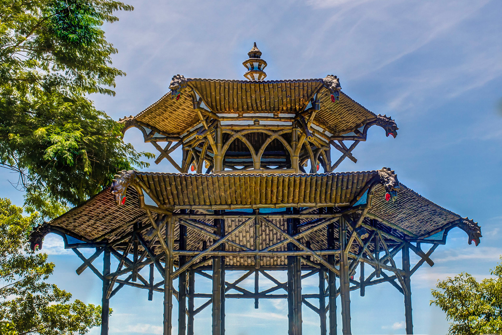 O pagode da vsita chinesa
