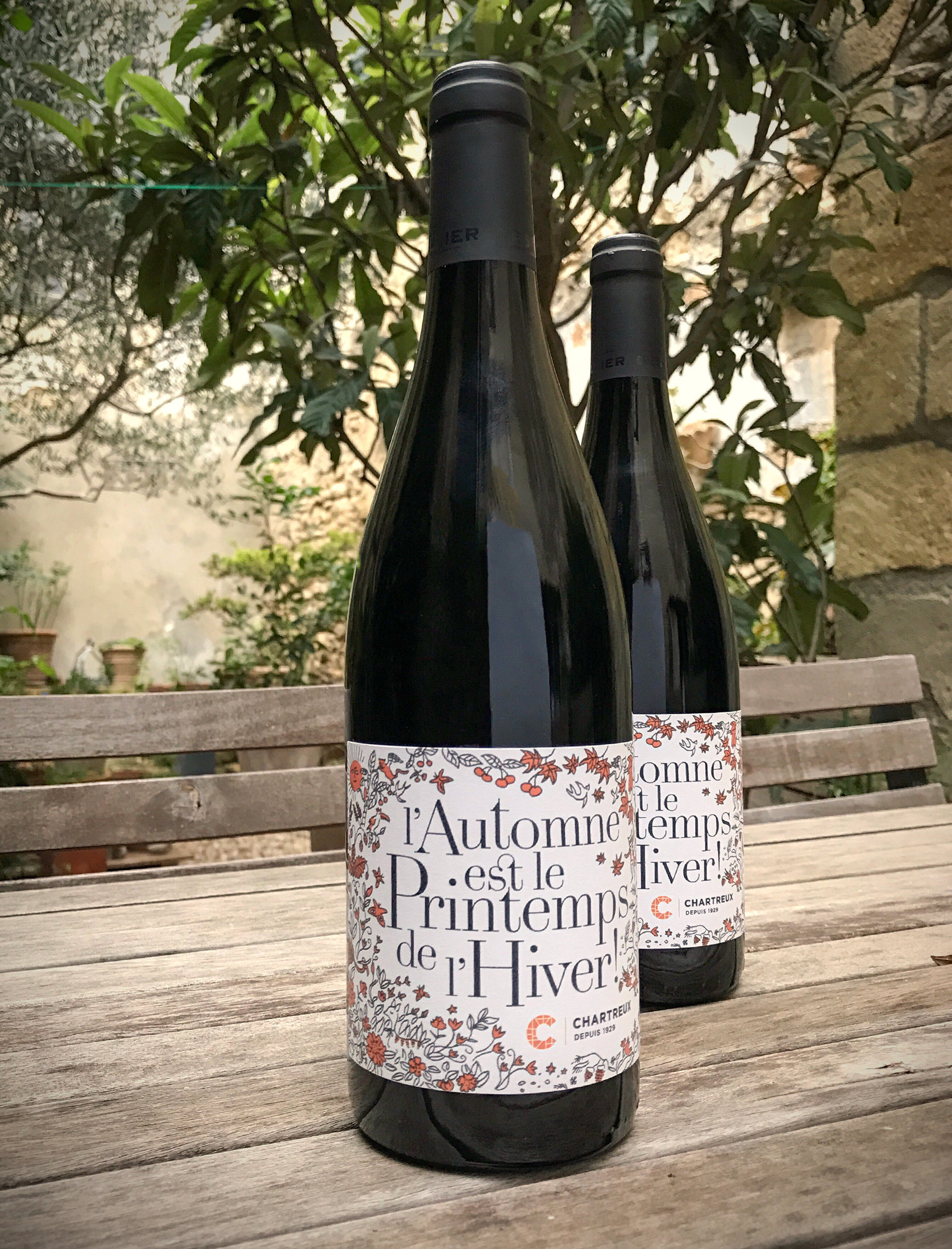 Gianfranco Pontillo L Automne Est Le Printemps De L Hiver Wine Label