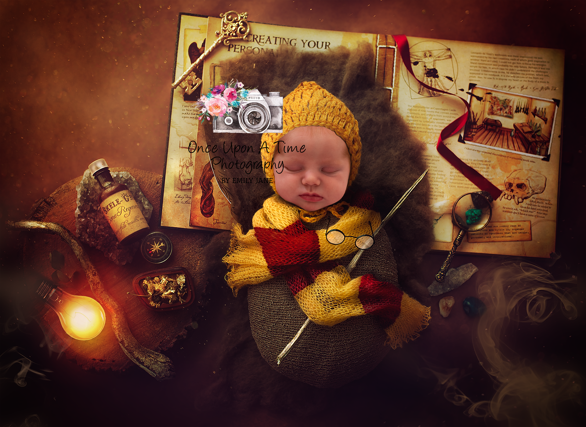 Harry Potter Newborn Photography