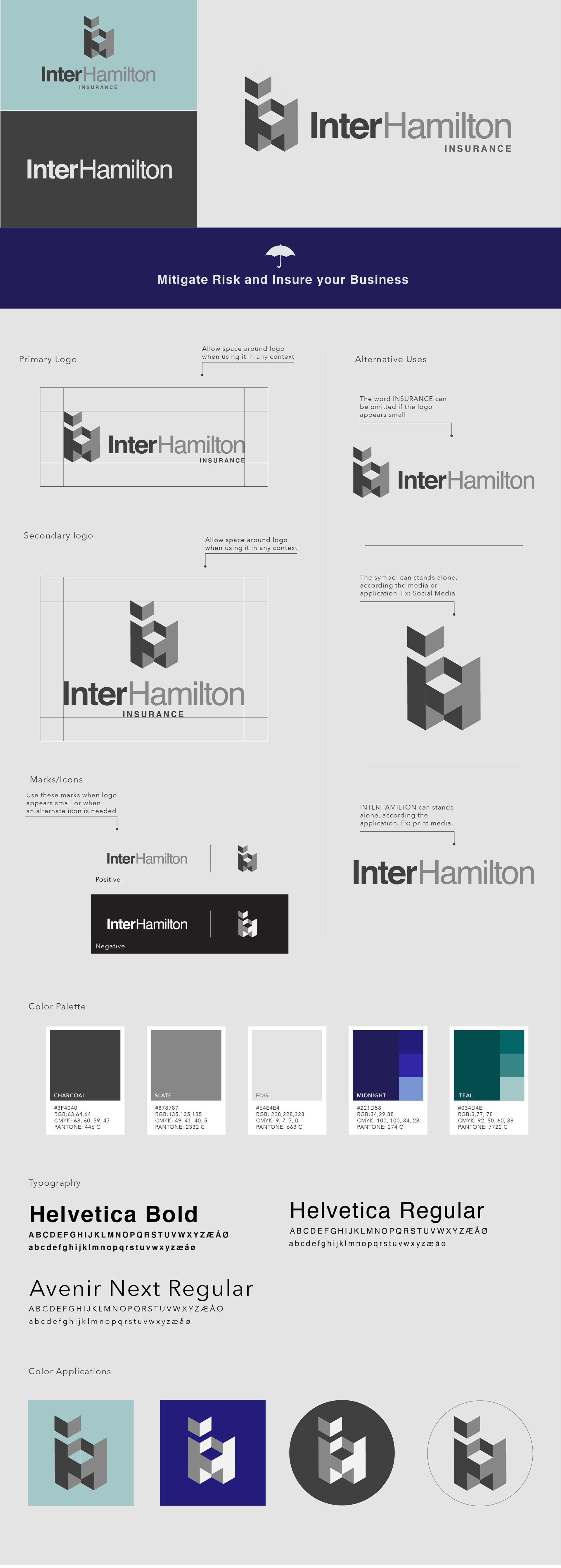 Gabriela Arenas Logo And Visual Identity Interhamilton