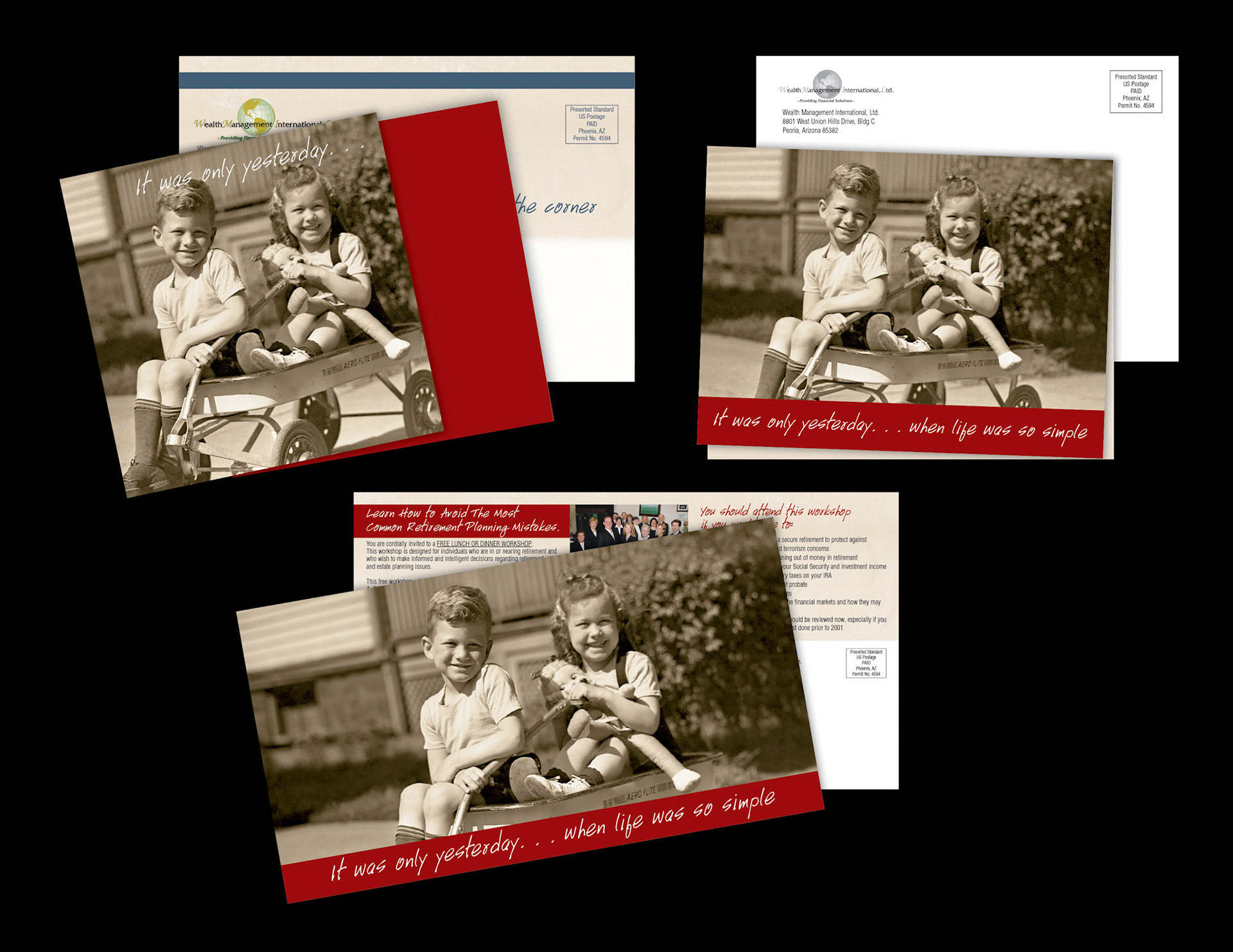 Self-Mailer, Invitation and Postcard 