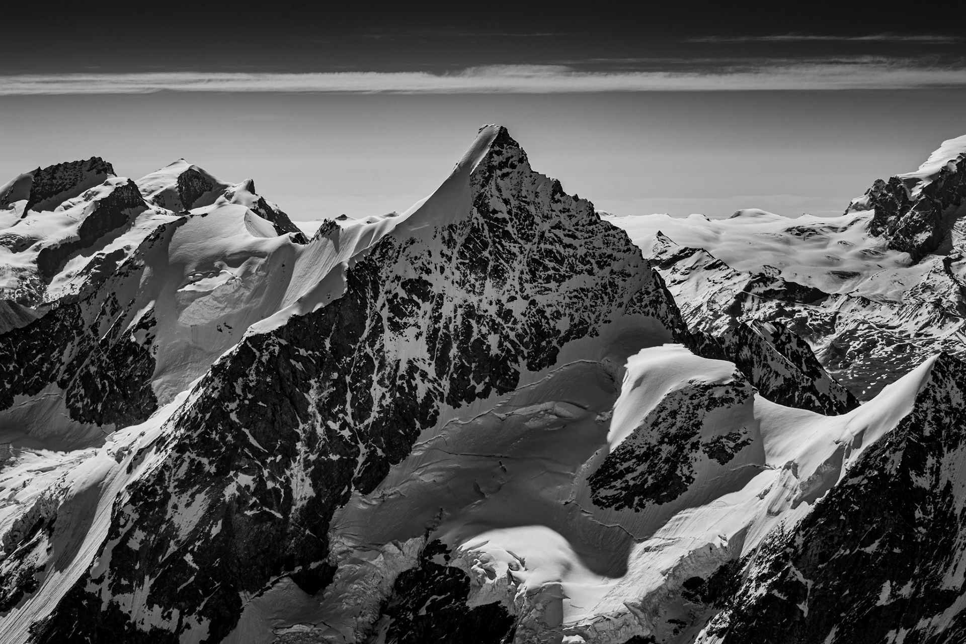 Gregoire Berchier Montagne Noir Blanc